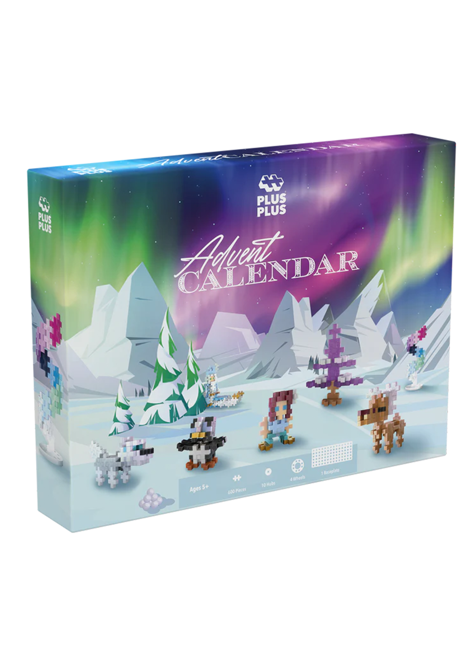 Plus-Plus Advent Calendar - Santa's Northern Lights Adventure