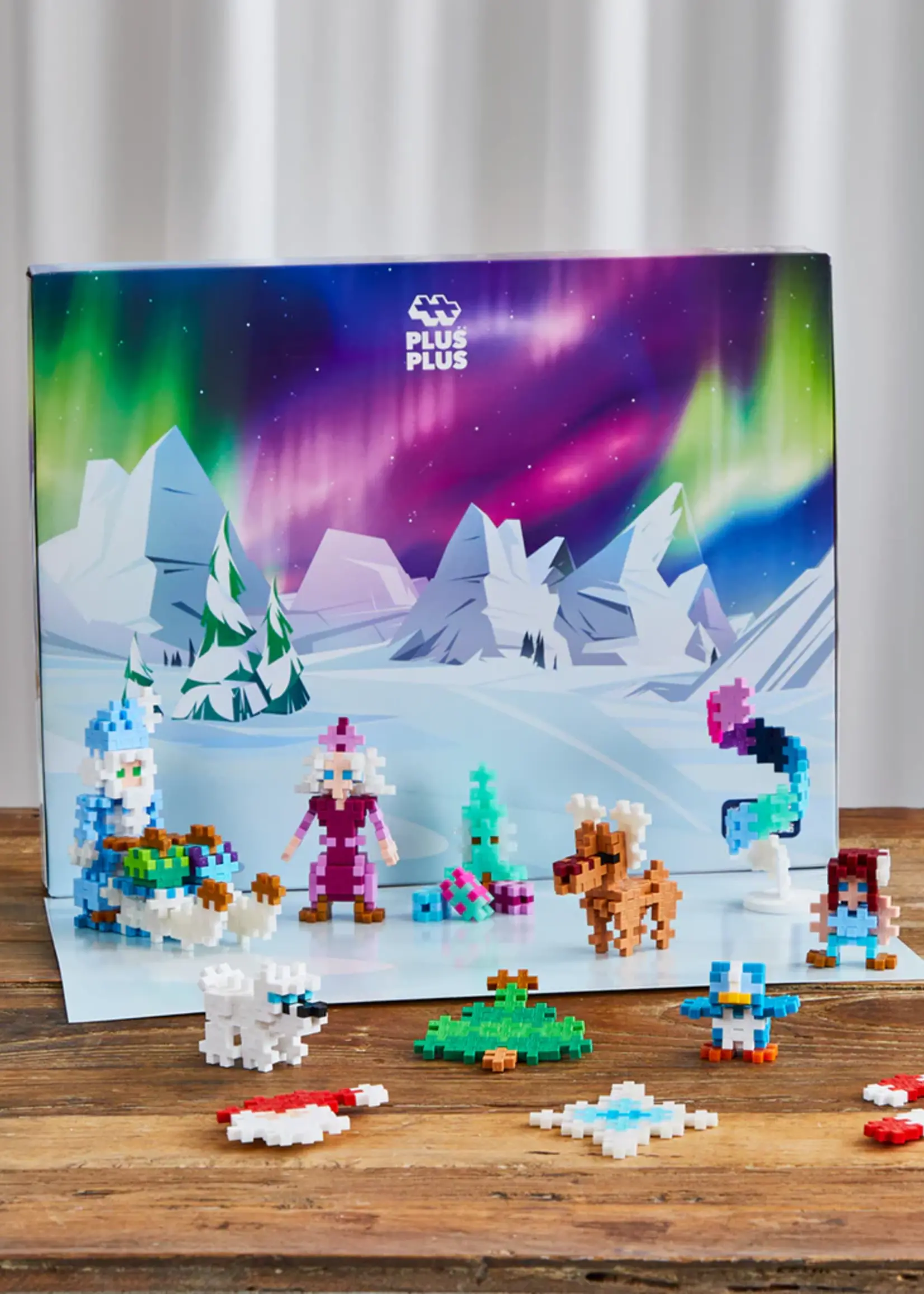 Plus-Plus Advent Calendar - Santa's Northern Lights Adventure