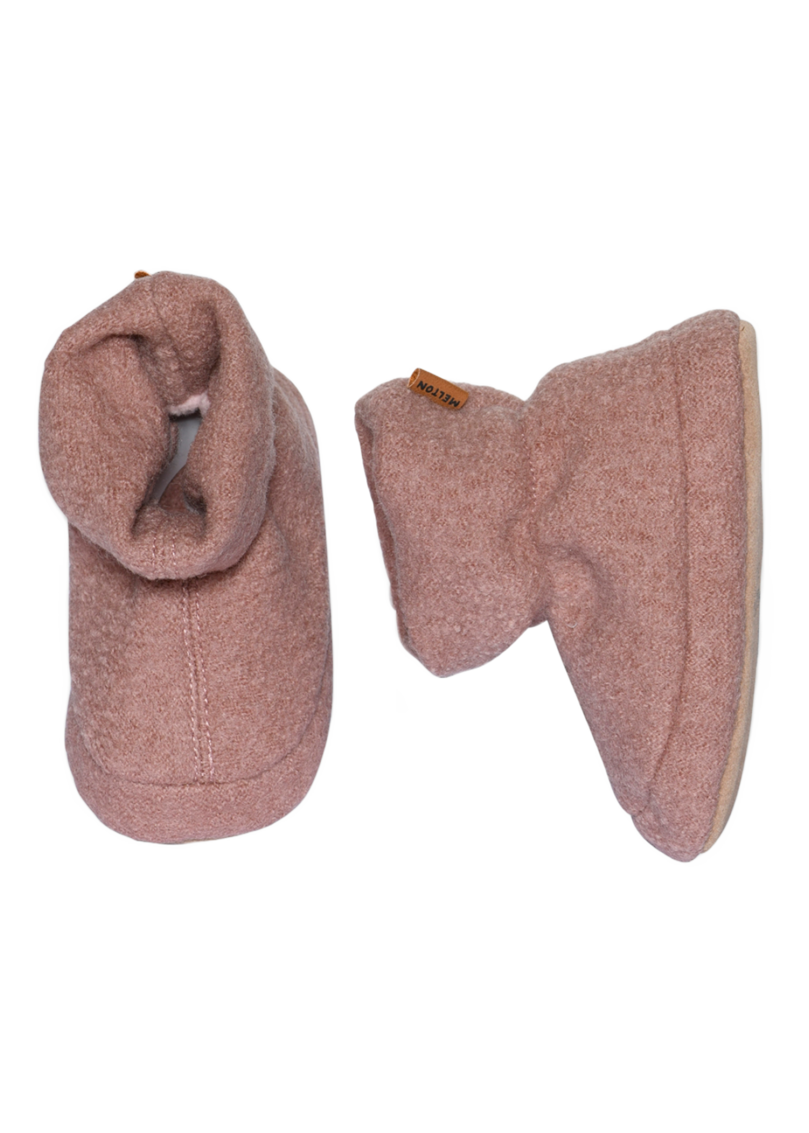 MP Denmark Wolly textile slippers | Fawn