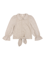 Navy Natural Faye Blouse | Zand Glitter
