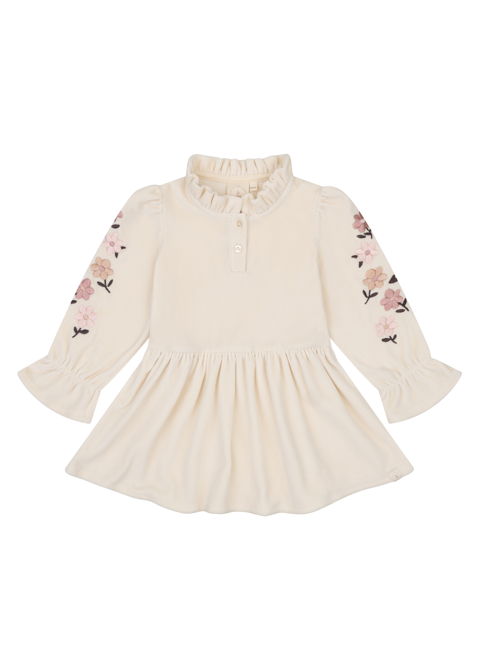 Navy Natural Madee Dress | Almond Velvet