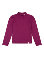 Navy Natural Loulou Top | Berry Rib