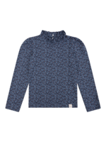 Navy Natural Loulou Top Navy | Leopard Flower