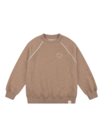Navy Natural Charlie Sweater | Brown Melange