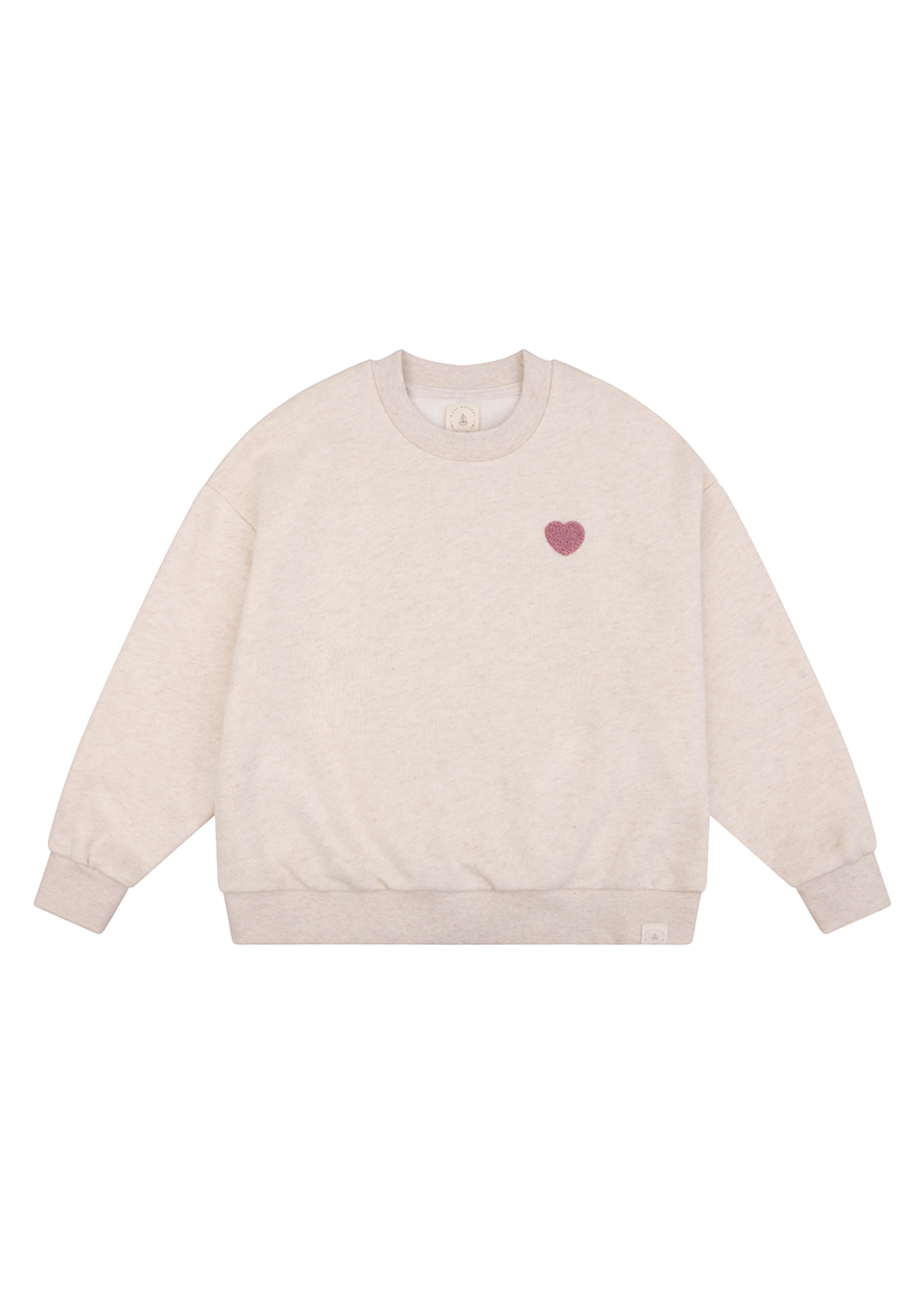 Navy Natural Oversized Sweater | Lilas Heart