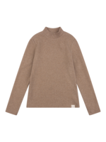 Navy Natural Mees Top | Brown Melange