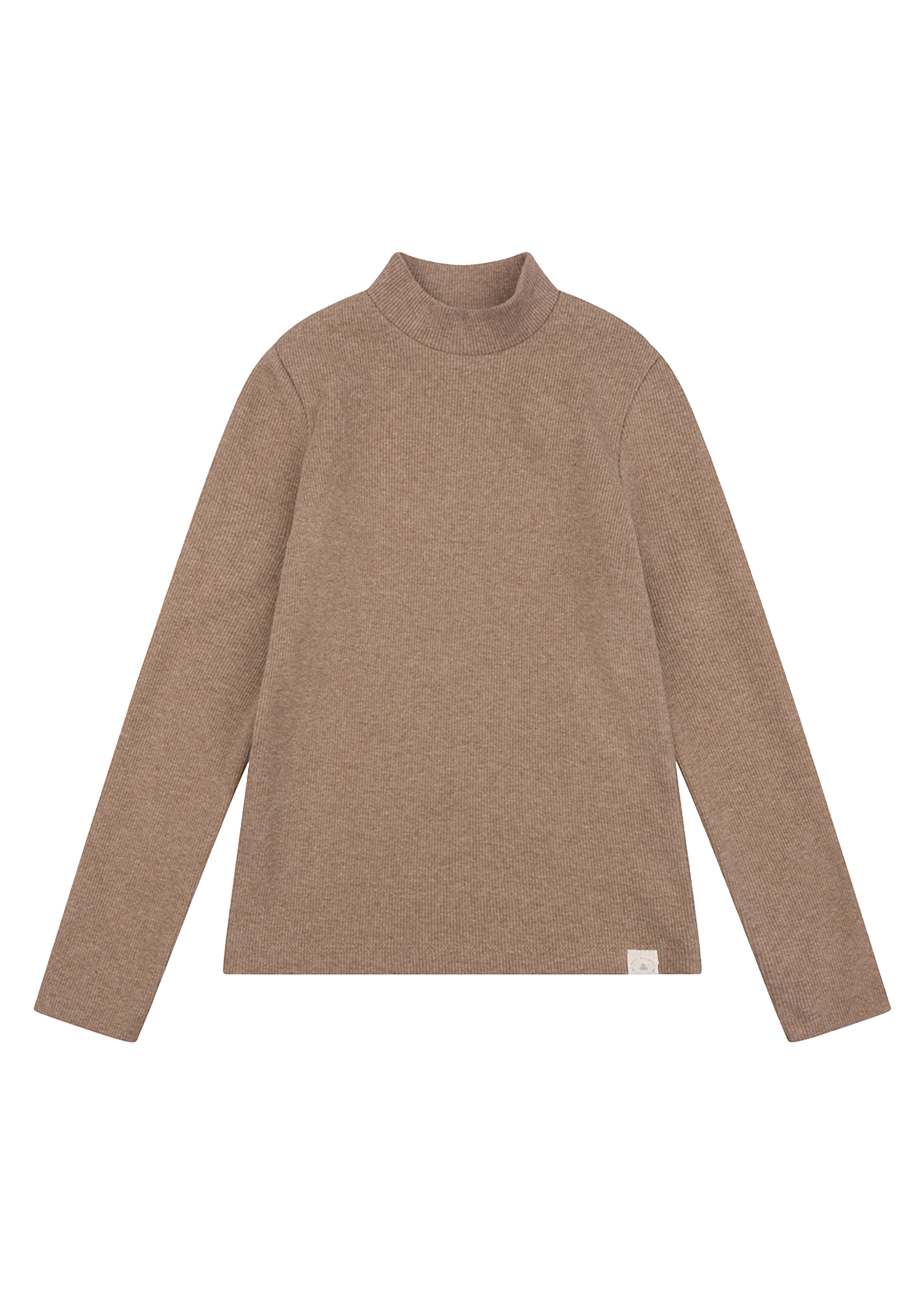 Navy Natural Mees Top | Brown Melange