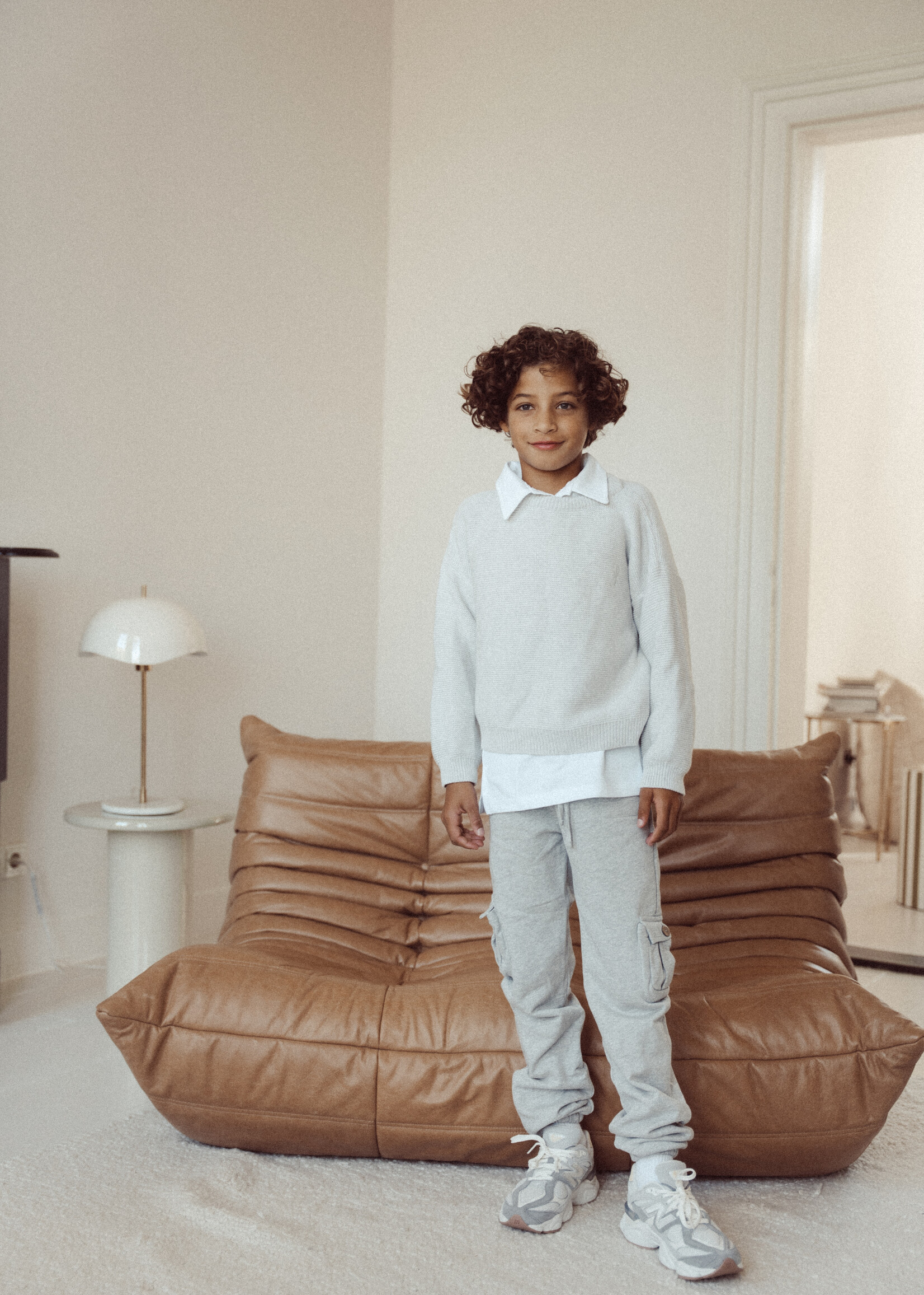 Two You Label Noah knitted jumper | Grey