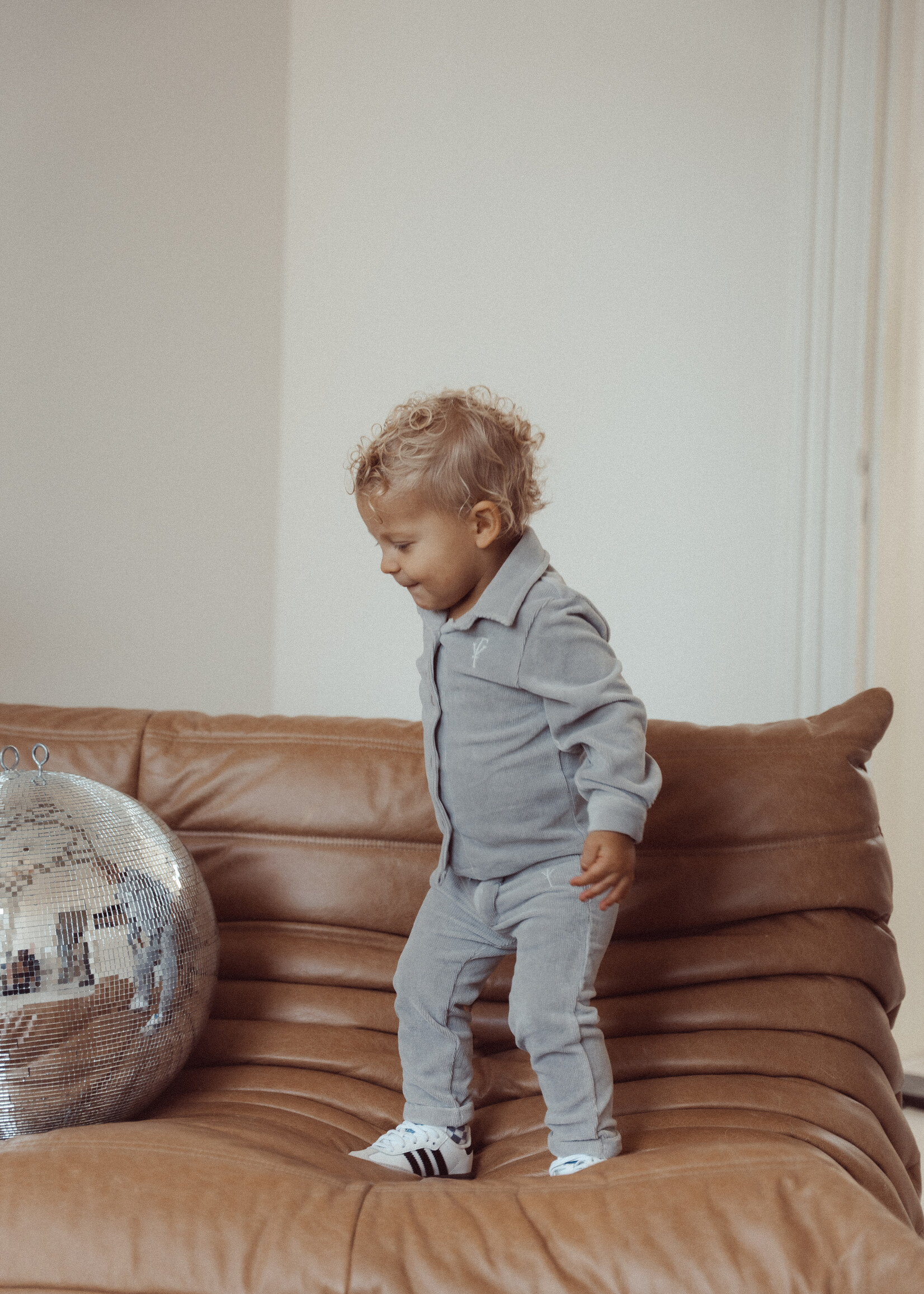 Two You Label Finn Ribbed Blouse | Grey VR
