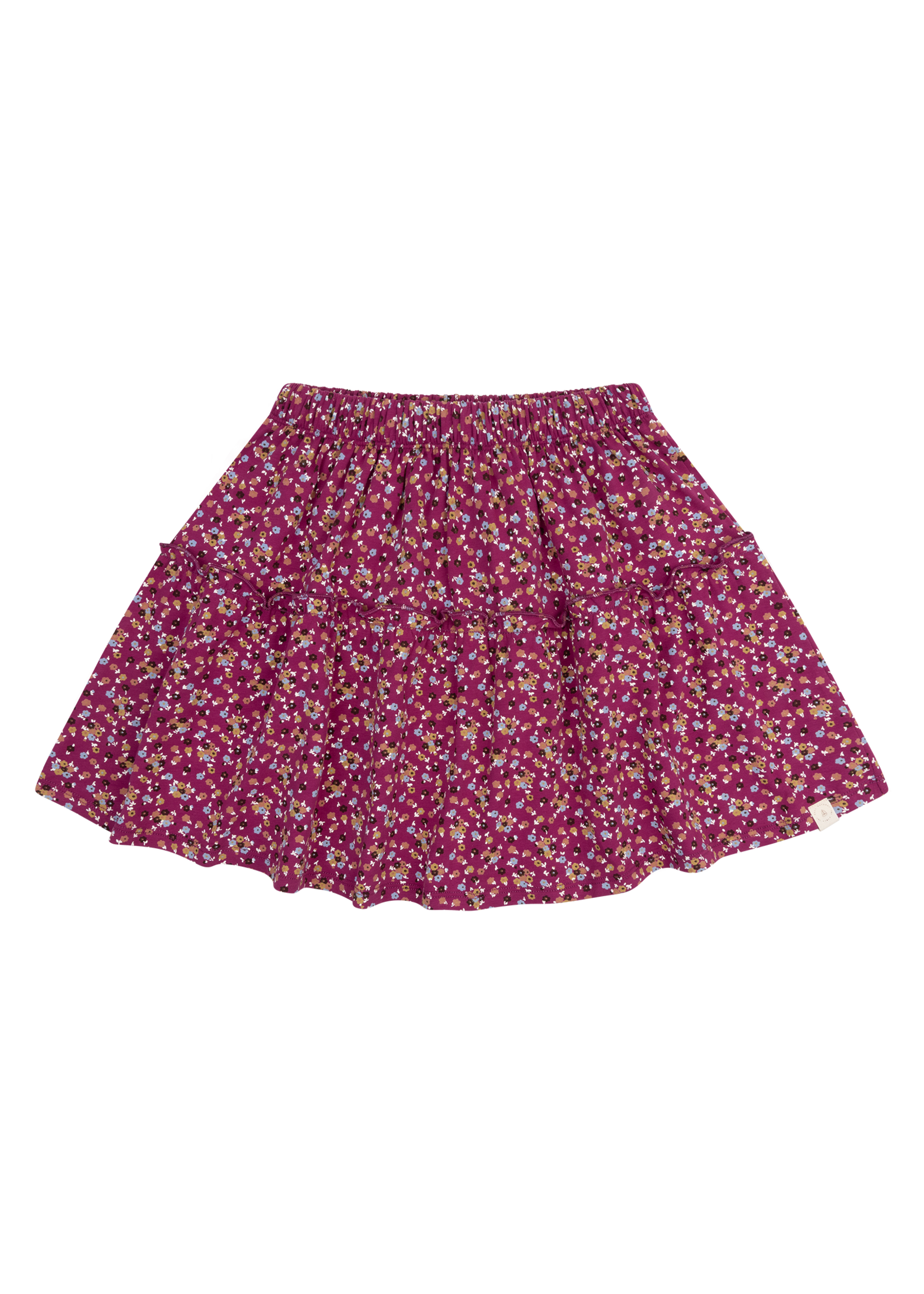 Navy Natural Bo Skirt | Berry Flower