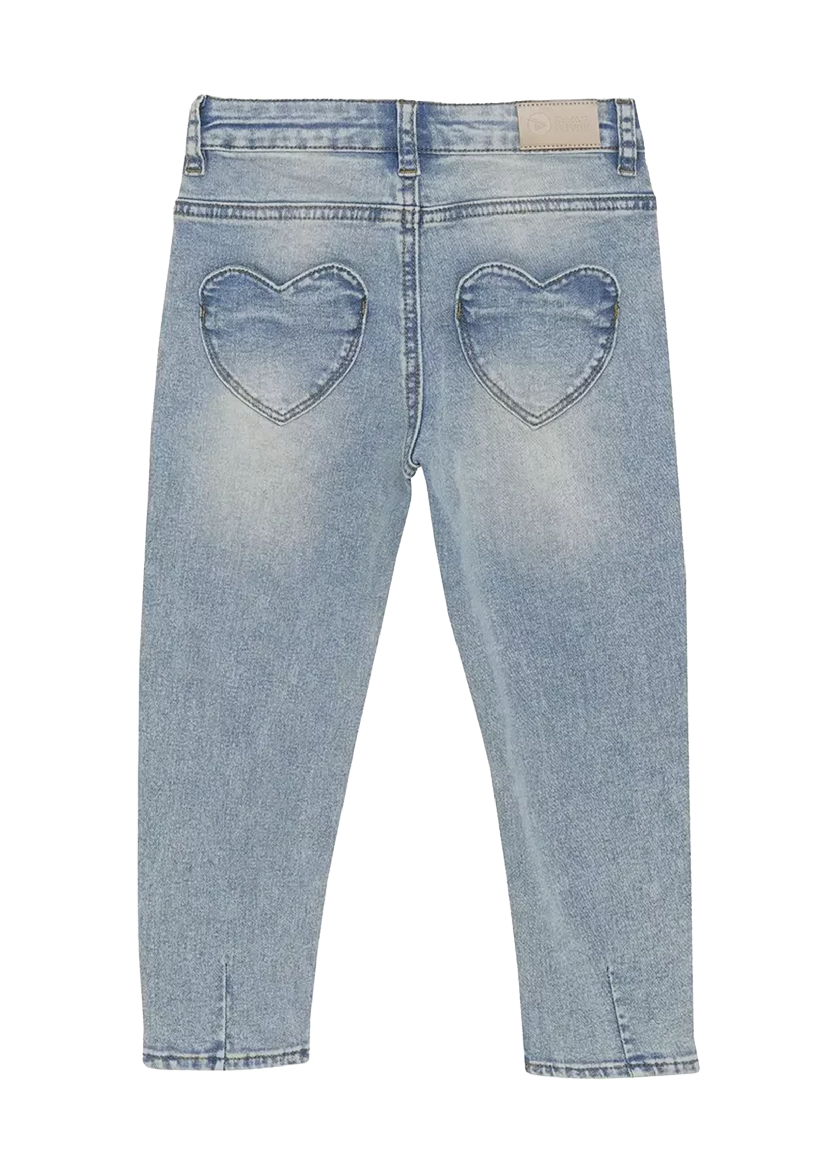 Daily 7 Mom Fit Heart Pocket | Medium Denim
