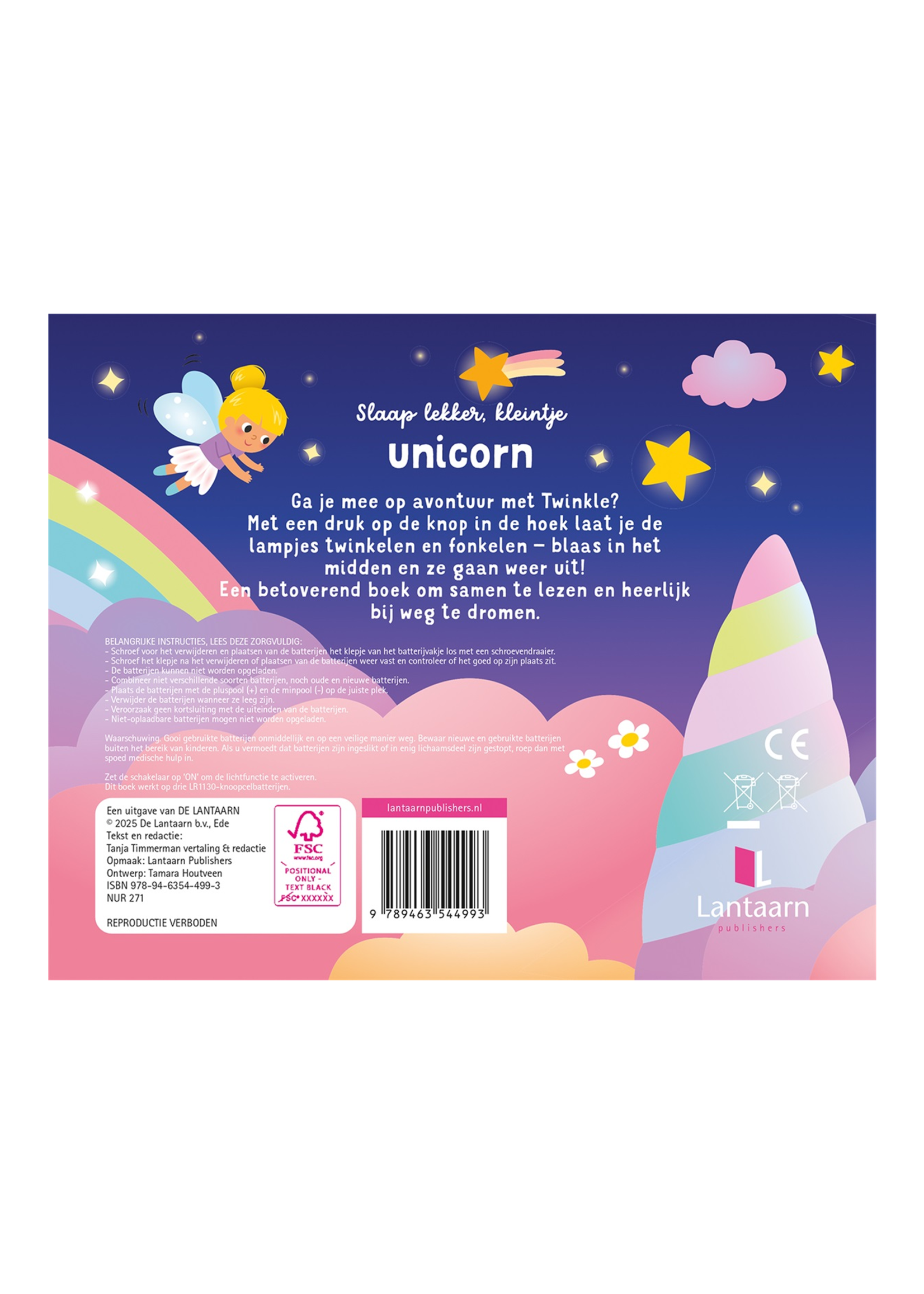Lantaarn Slaap lekker, kleintje | Unicorn