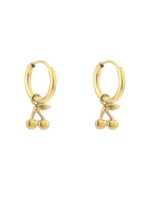 Oorbellen Hanger Cherry Gold