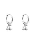 Oorbellen Hanger Cherry Silver