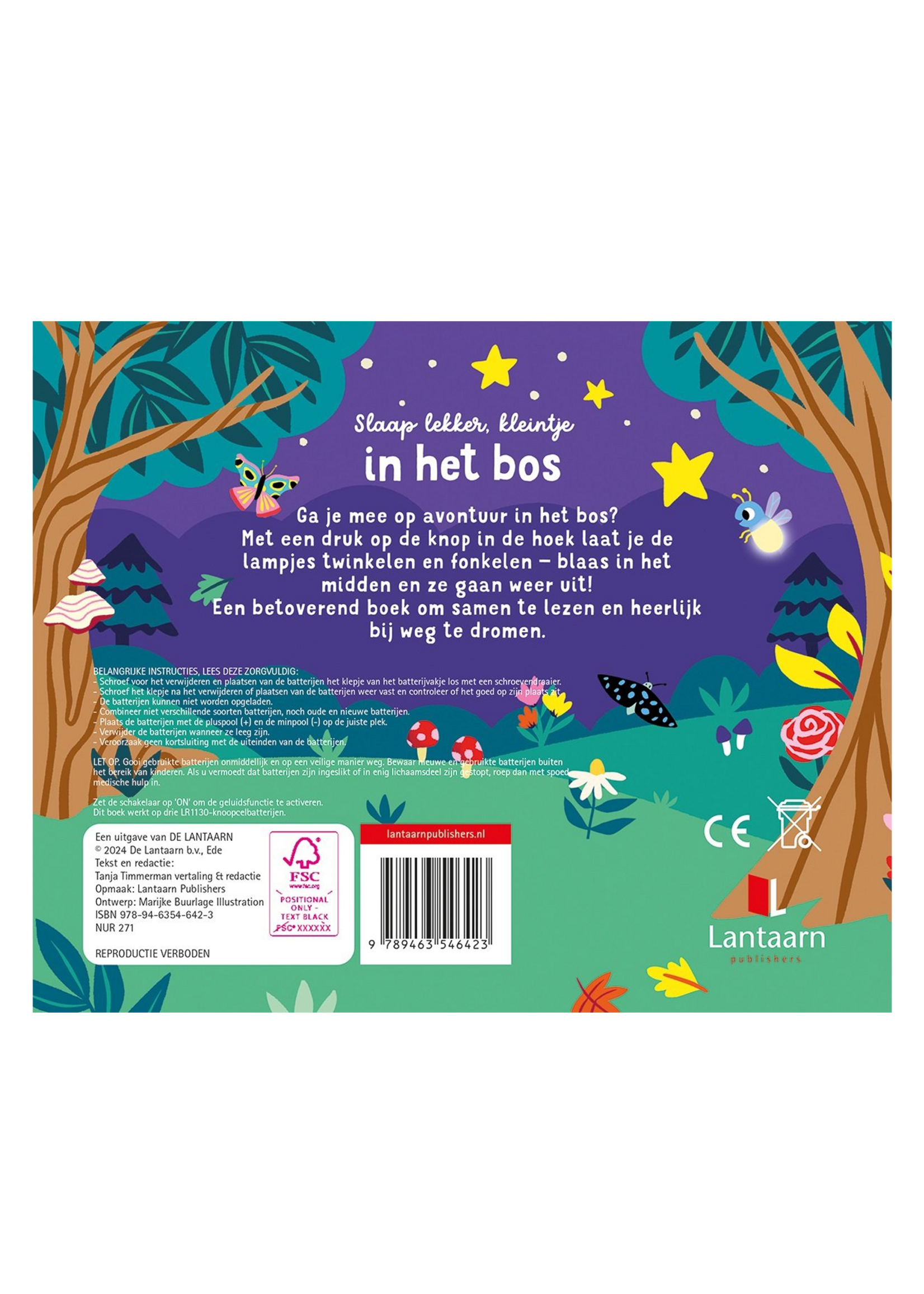 Lantaarn Slaap lekker, kleintje | In het bos