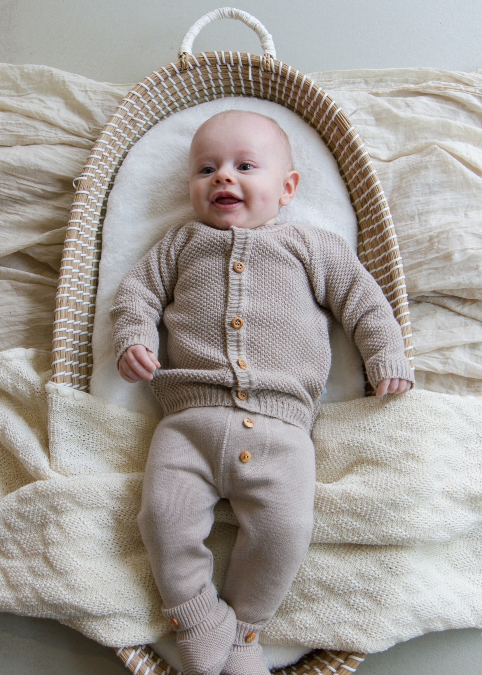Klein Baby Cardigan Knit | Pepper