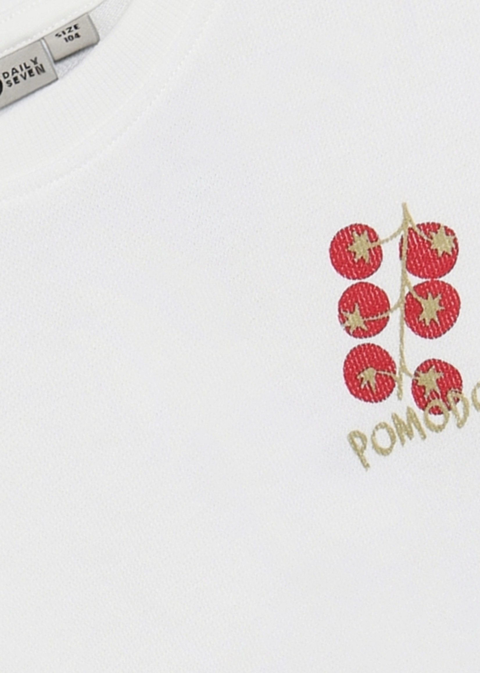 Daily 7 T-shirt Backprint  Egret