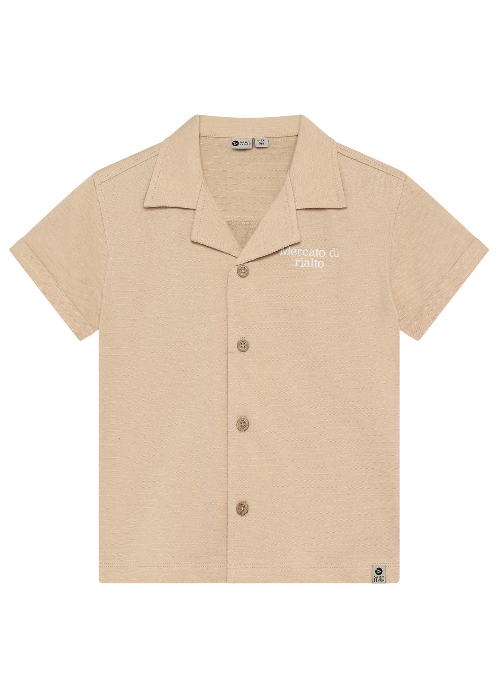 Daily 7 T-shirt Fancy Polo  Latte Sand