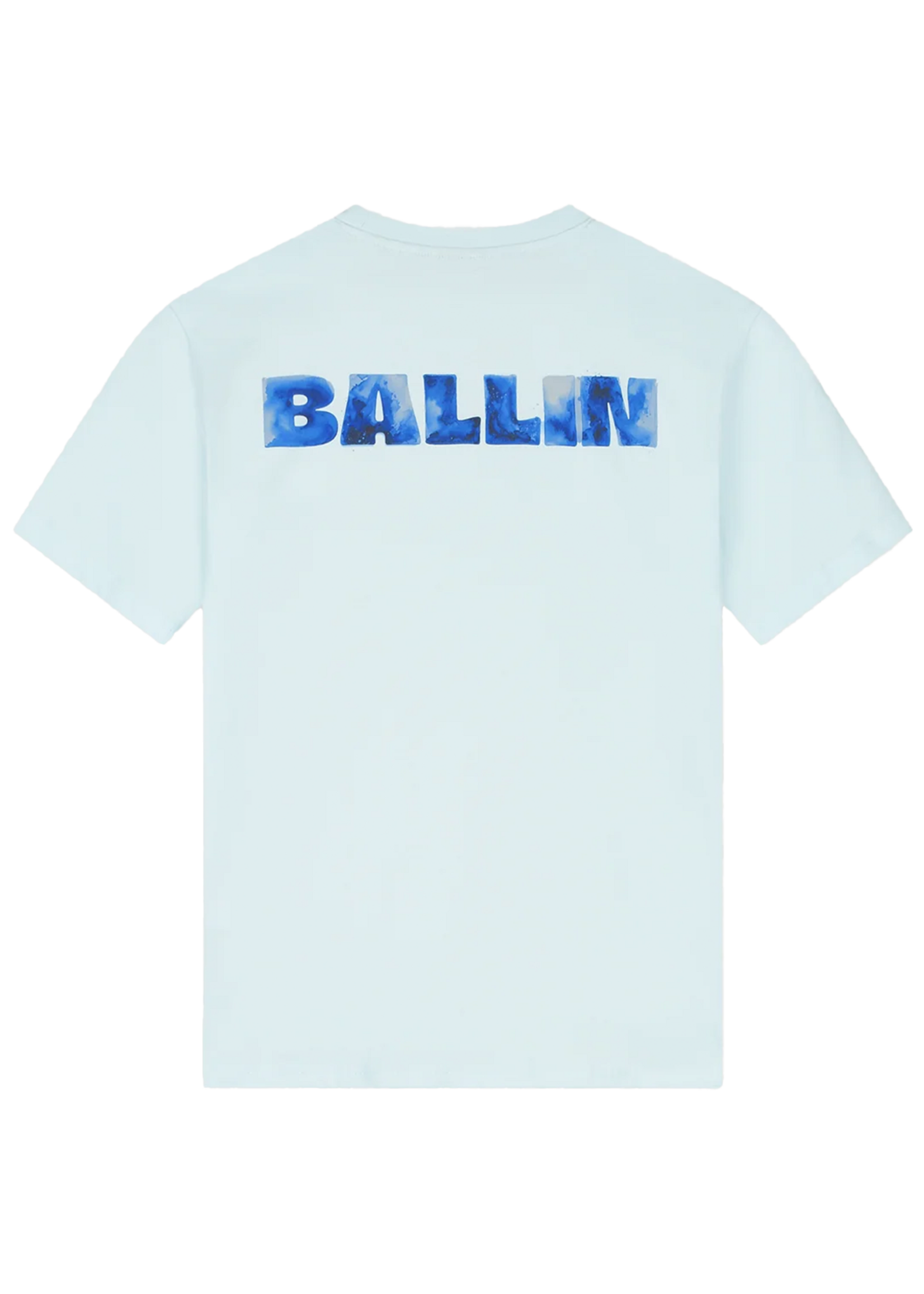 Ballin Junior Watercolor Effect T-shirt Lt Blue