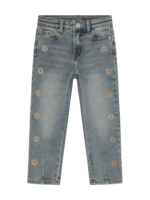 Daily 7 Denim Mom Fit Embroidery Used Medium Denim