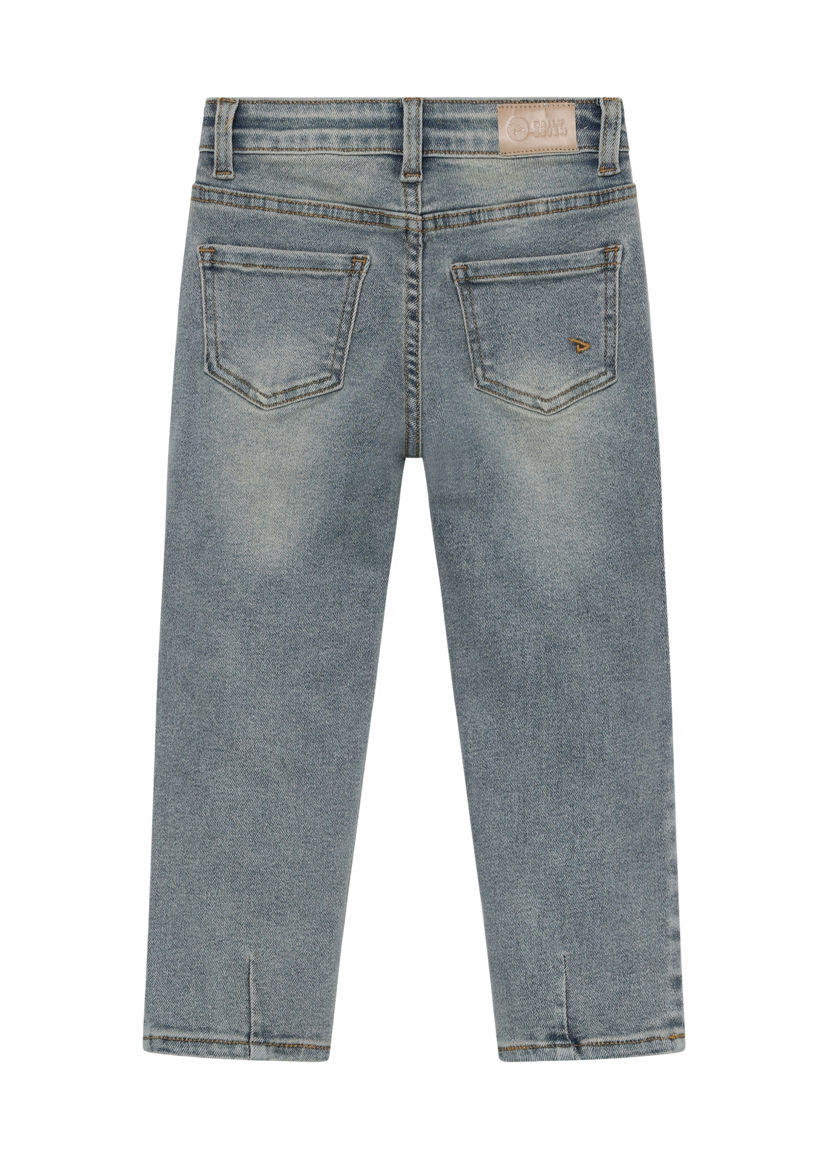 Daily 7 Denim Mom Fit Embroidery Used Medium Denim