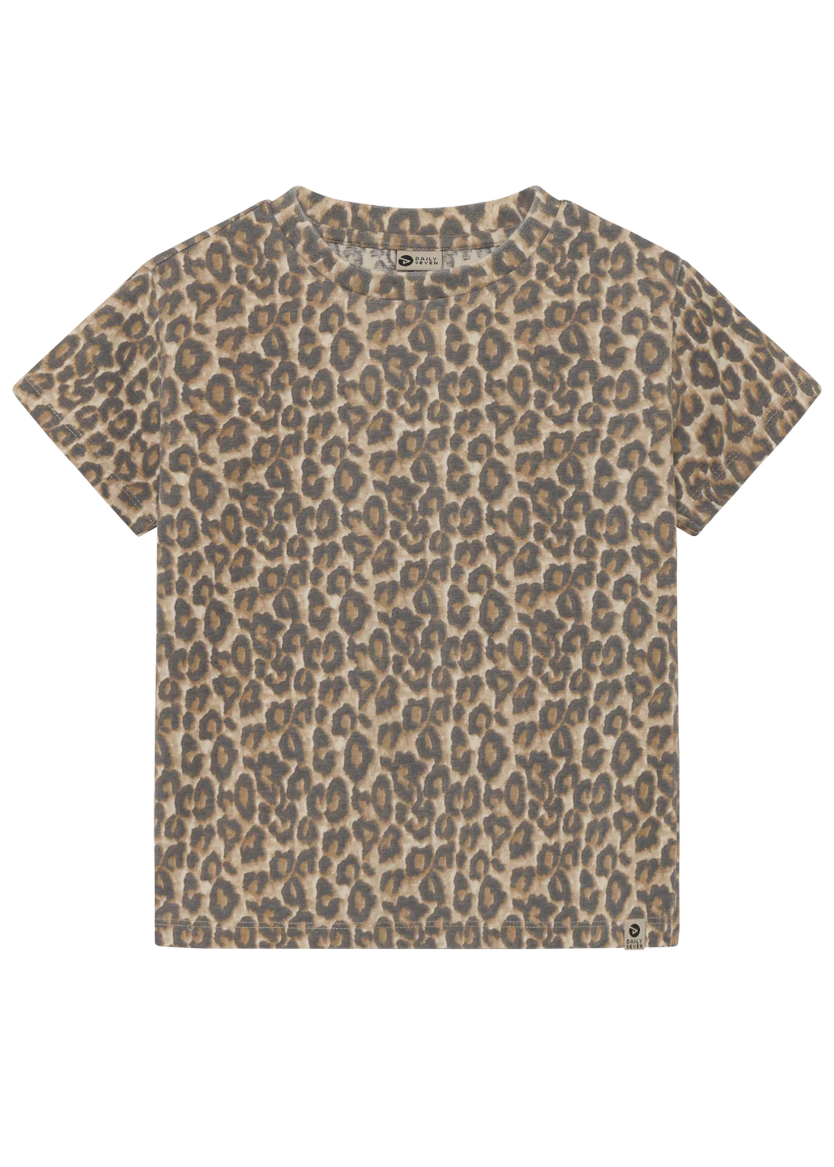 Daily 7 T-shirt Allover Print Sandshell