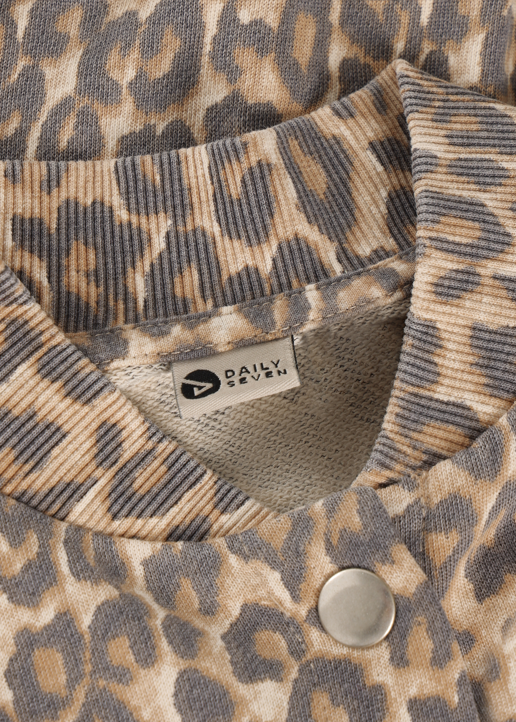 Daily 7 Sweat Jacket Print Sandshell