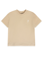 Daily 7 Oversized T-shirt Artwork Latte Sand