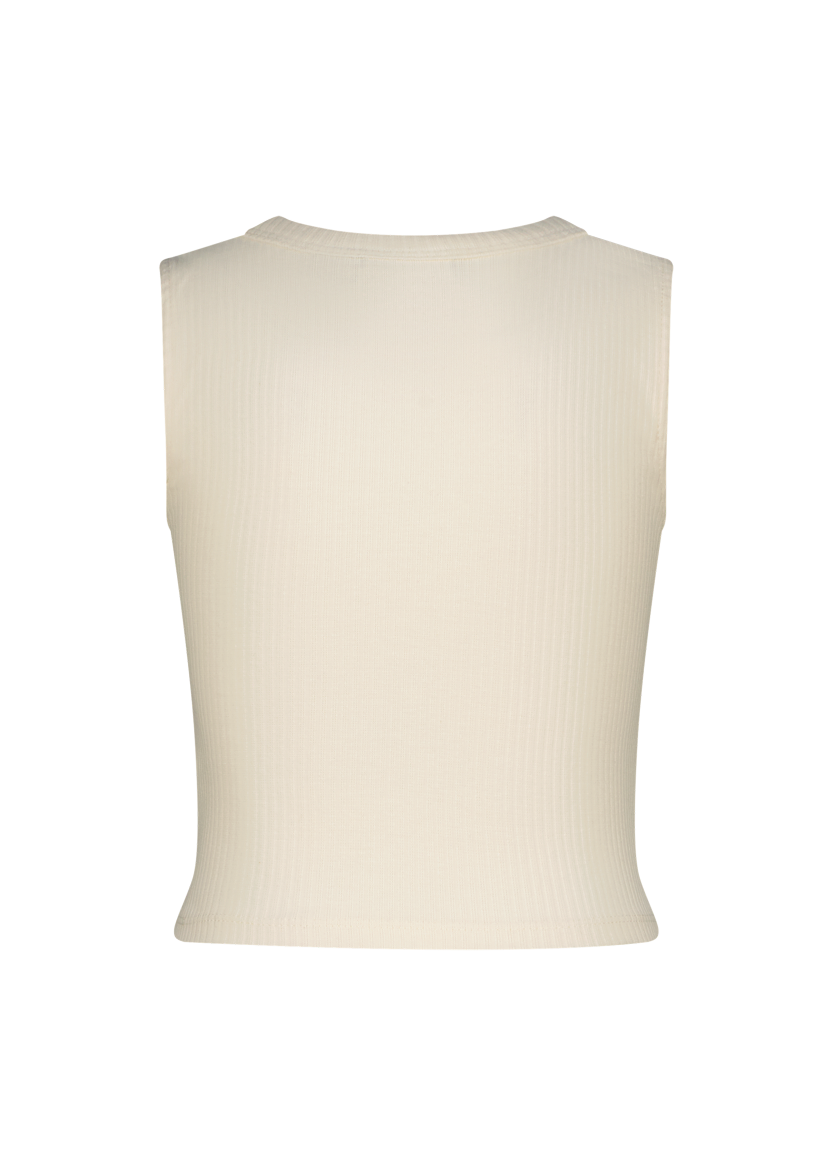 Vingino Icon-crop rib top Coconut Milk