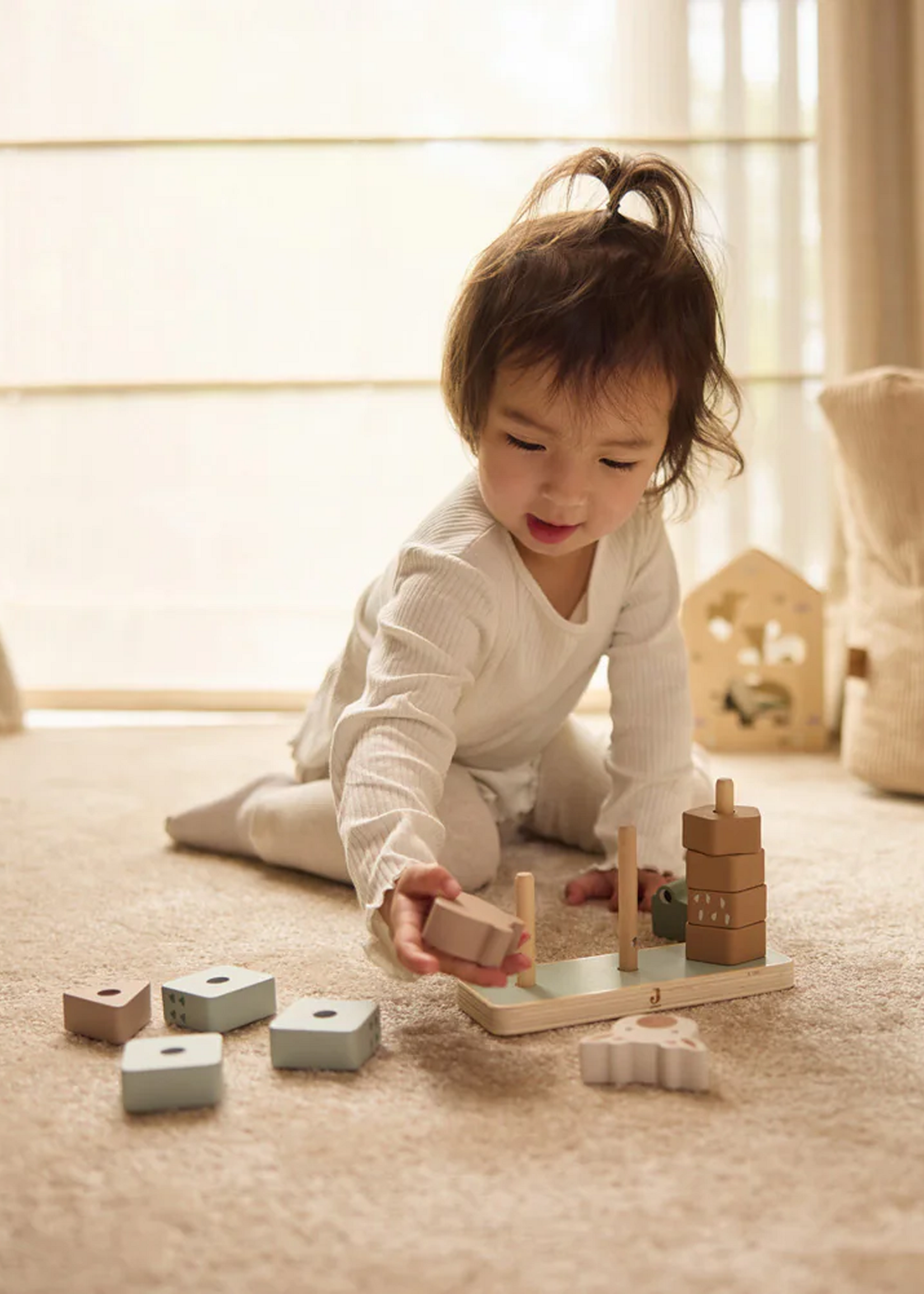 Jollein Houten Stapeltoren - Jungle Jambo