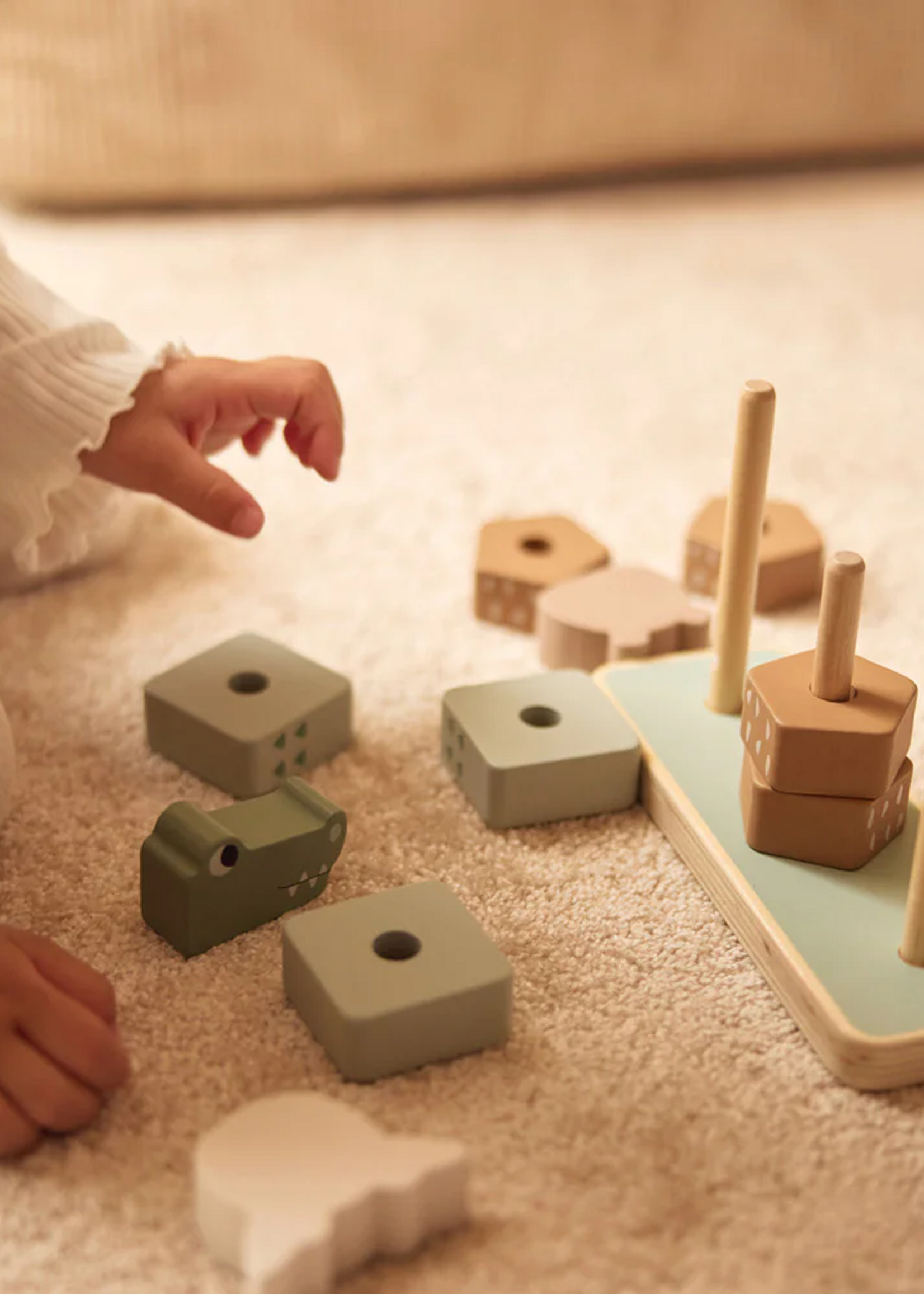 Jollein Houten Stapeltoren - Jungle Jambo