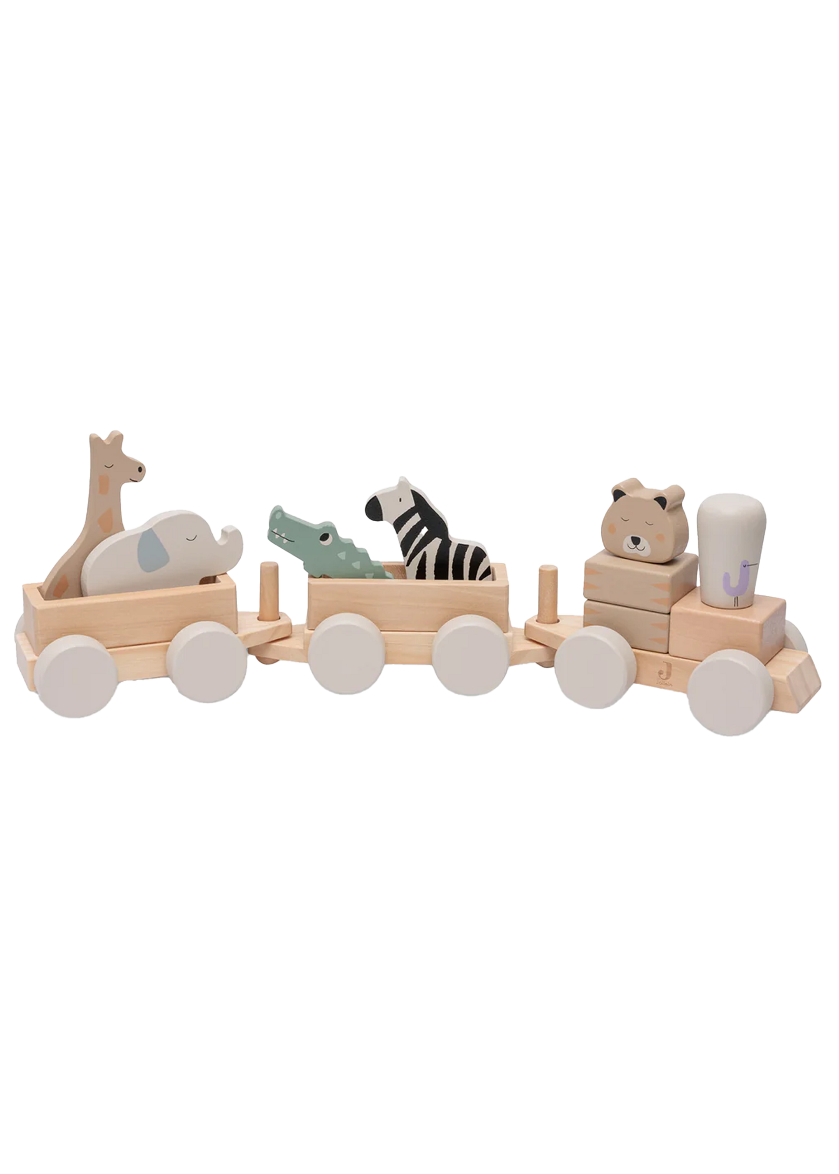 Jollein Houten Speelgoedtrein - Jungle Jambo