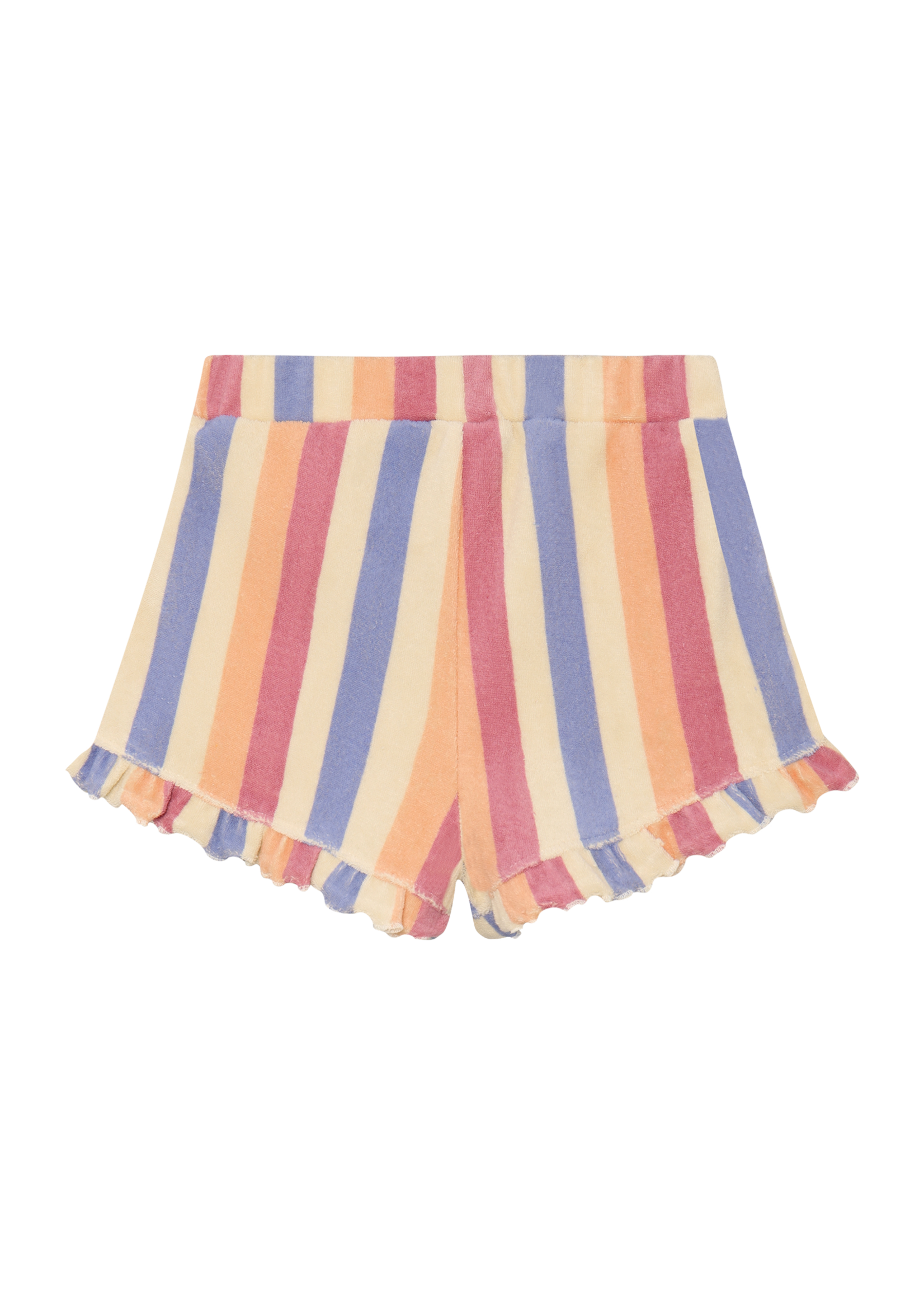 Daily 7 Terry Shorts Striped Heather Rose