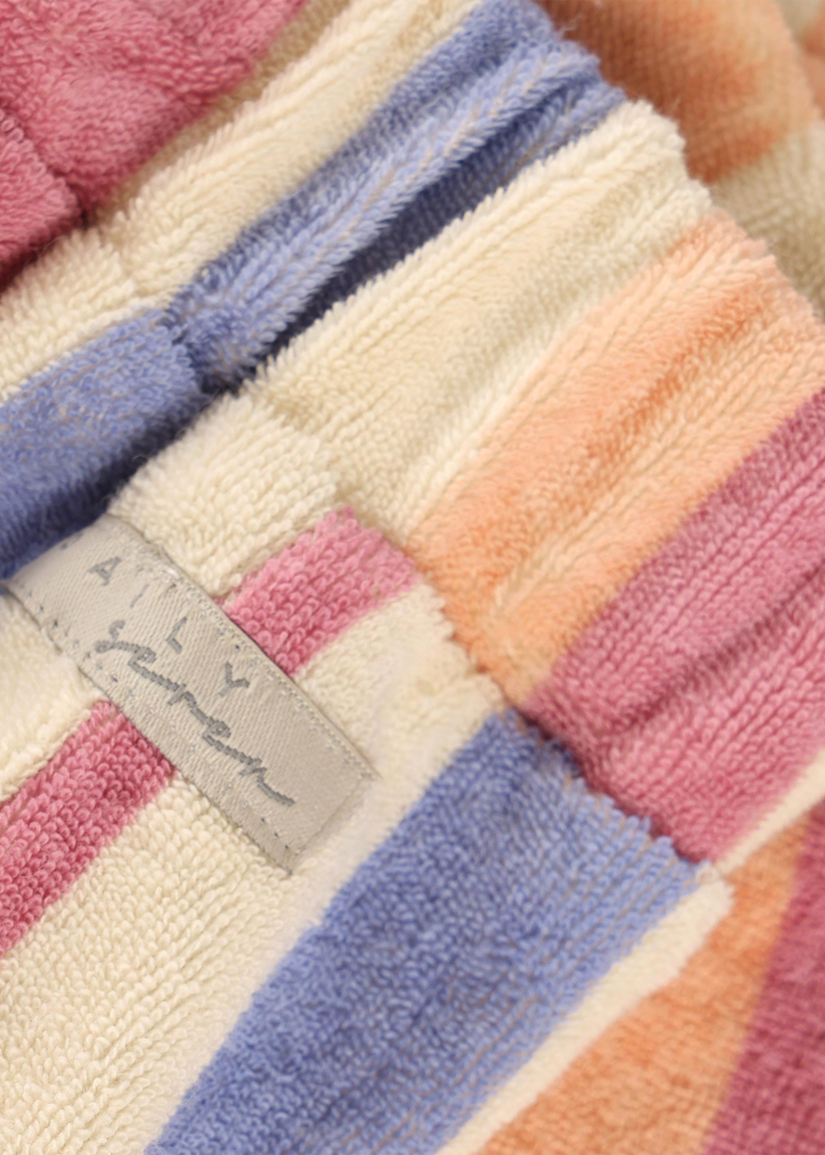 Daily 7 Terry Shorts Striped Heather Rose