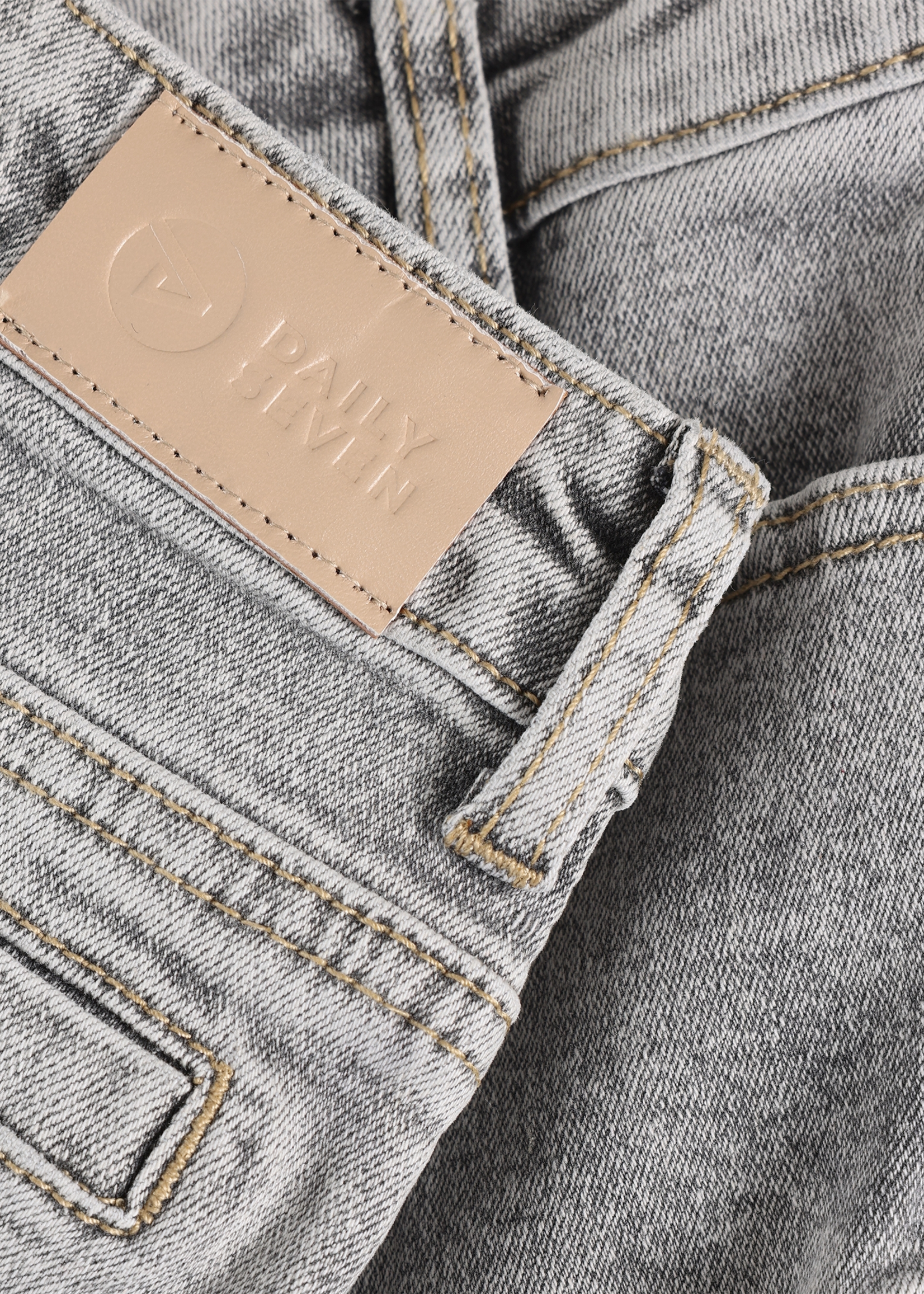 Daily 7 Denim Cargo Shorts Grey Denim