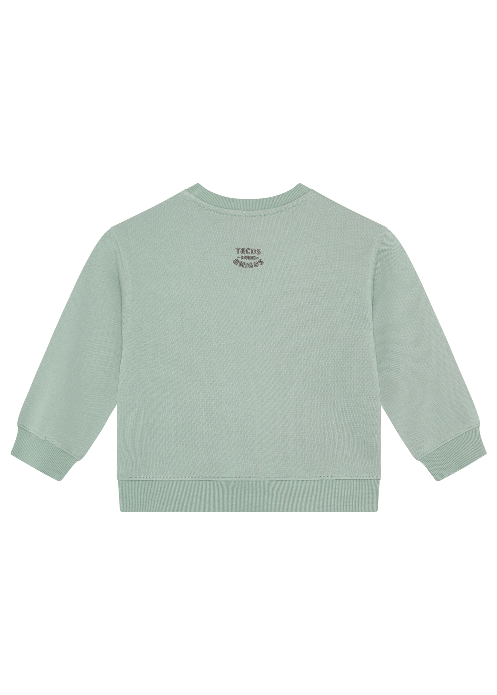 Daily 7 Oversized Sweater Print Green Milieu