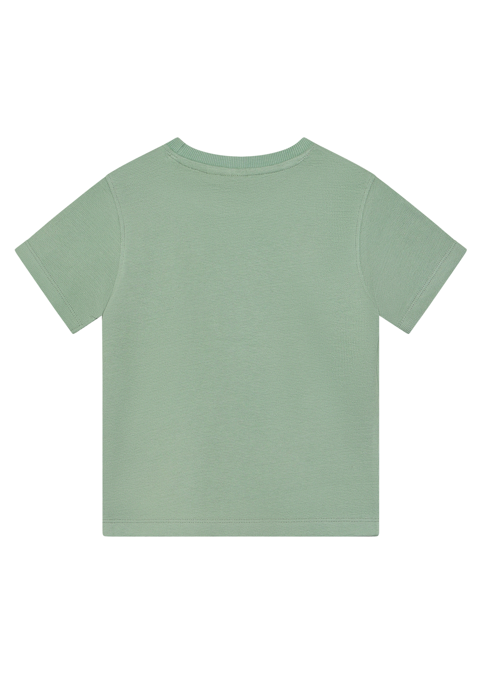 Daily 7 T-shirt Basic Badge Green Milieu