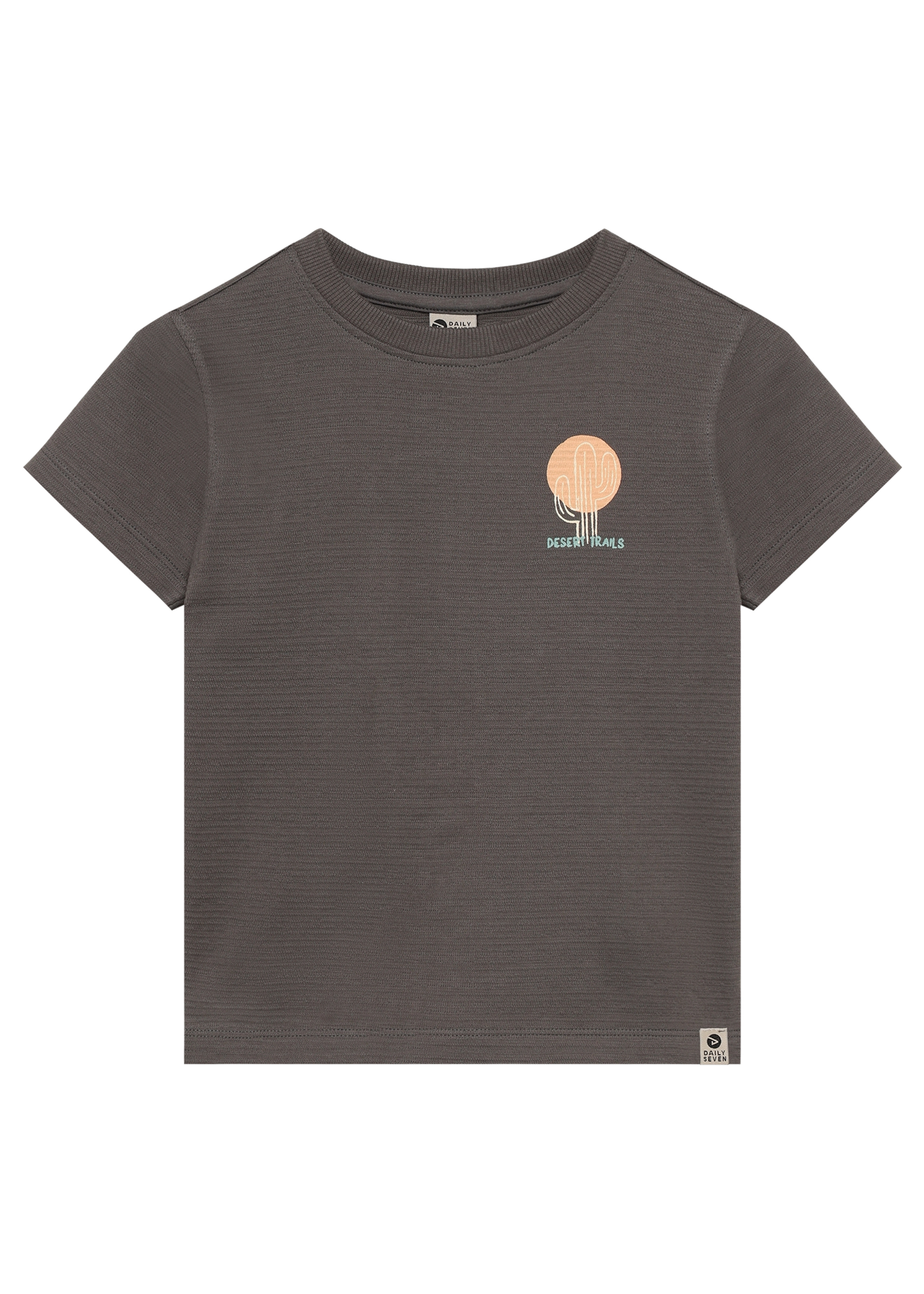 Daily 7 T-shirt Structure Print Thunderstorm