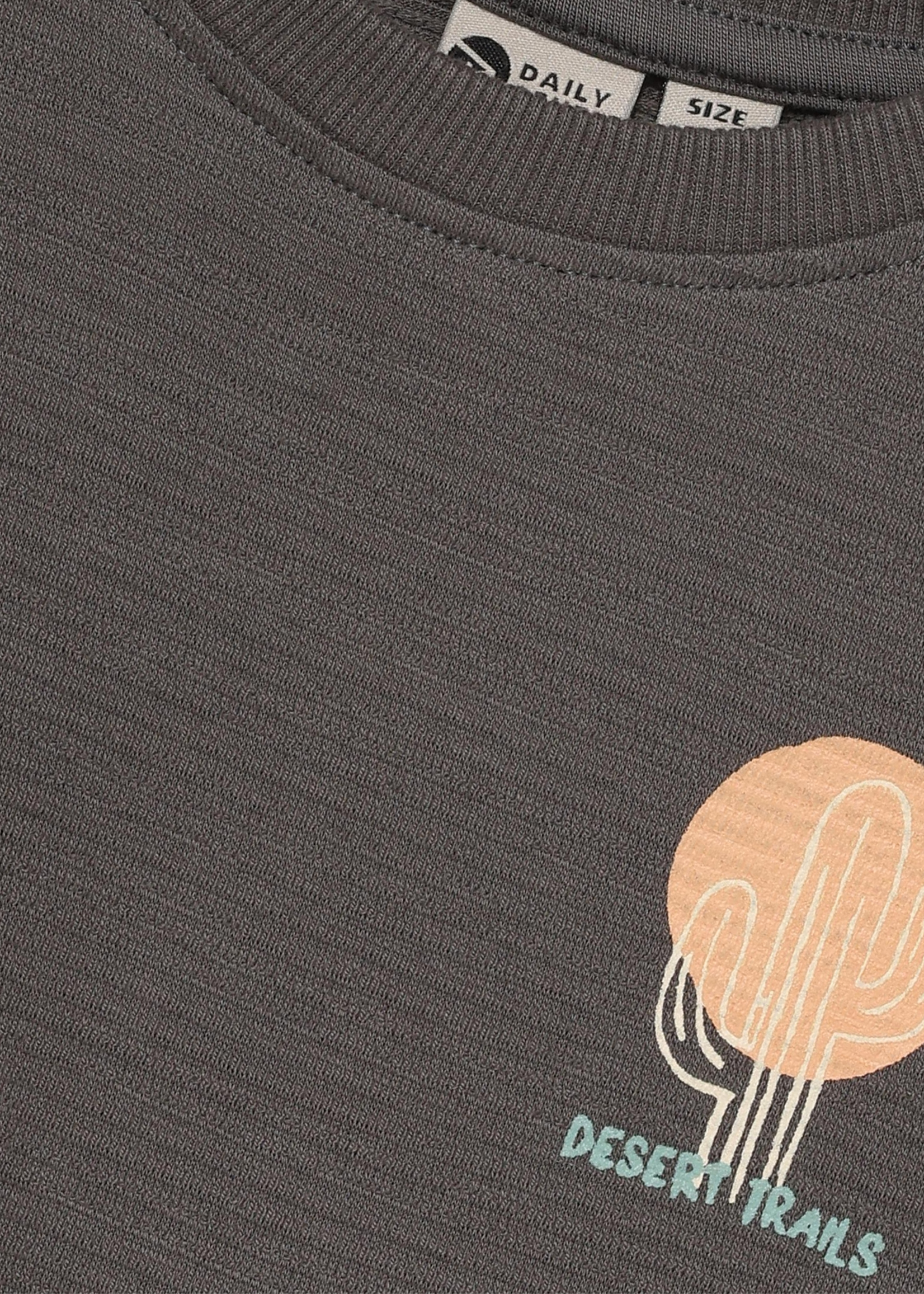Daily 7 T-shirt Structure Print Thunderstorm