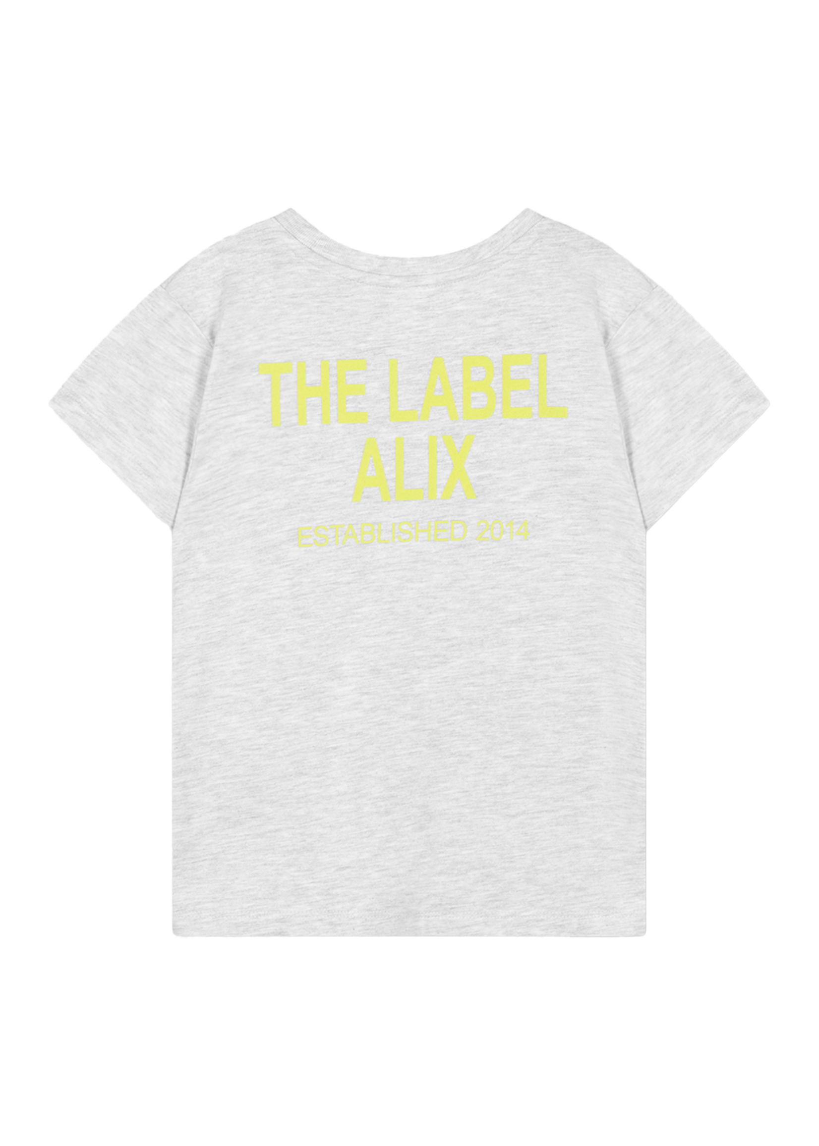 Alix Mini kids knitted tekst print t-shirt