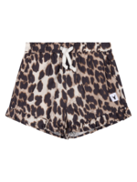 Alix Mini kids woven animal shorts with ruffles