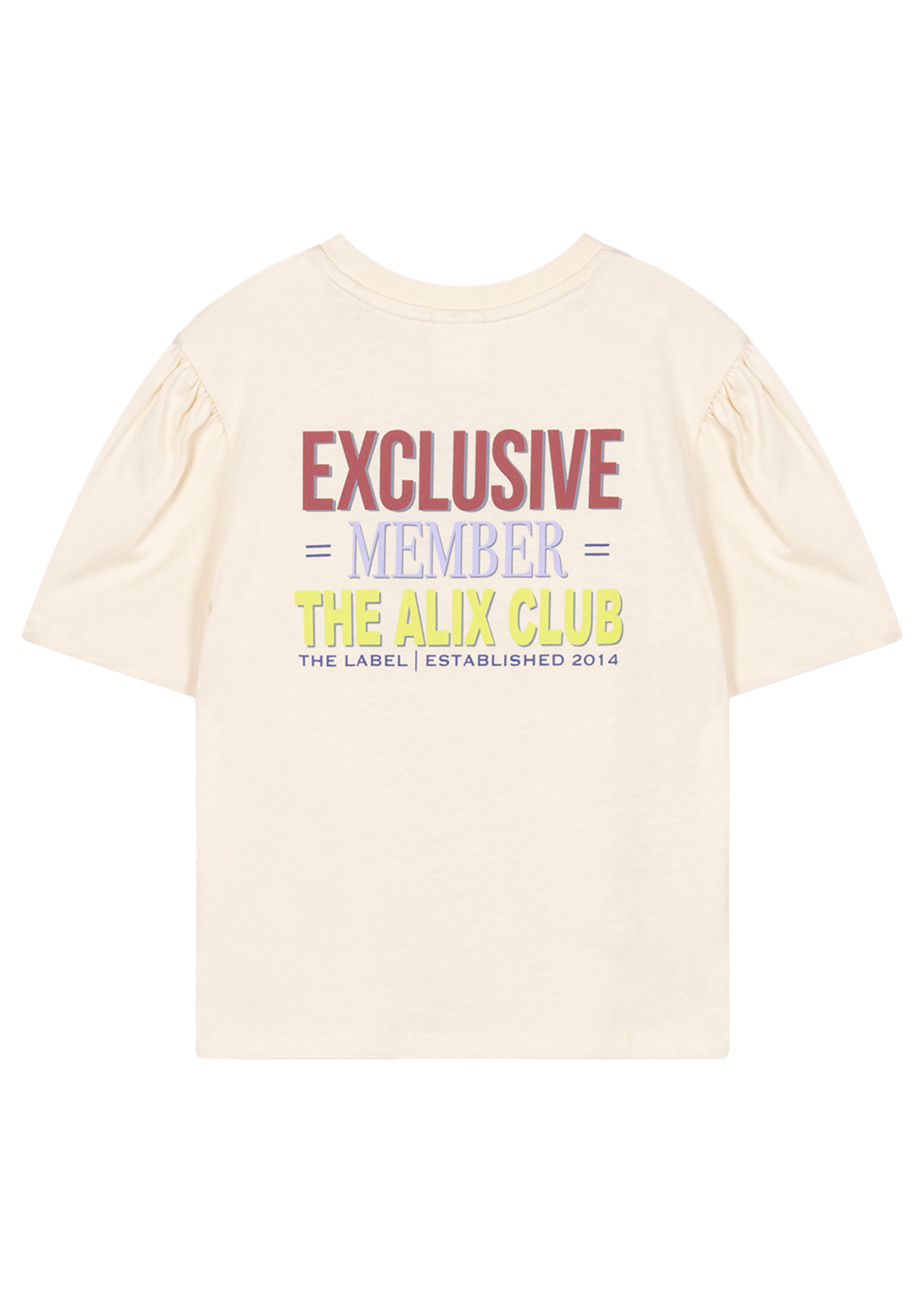 Alix Mini kids knitted multi colour artwork t-shirt