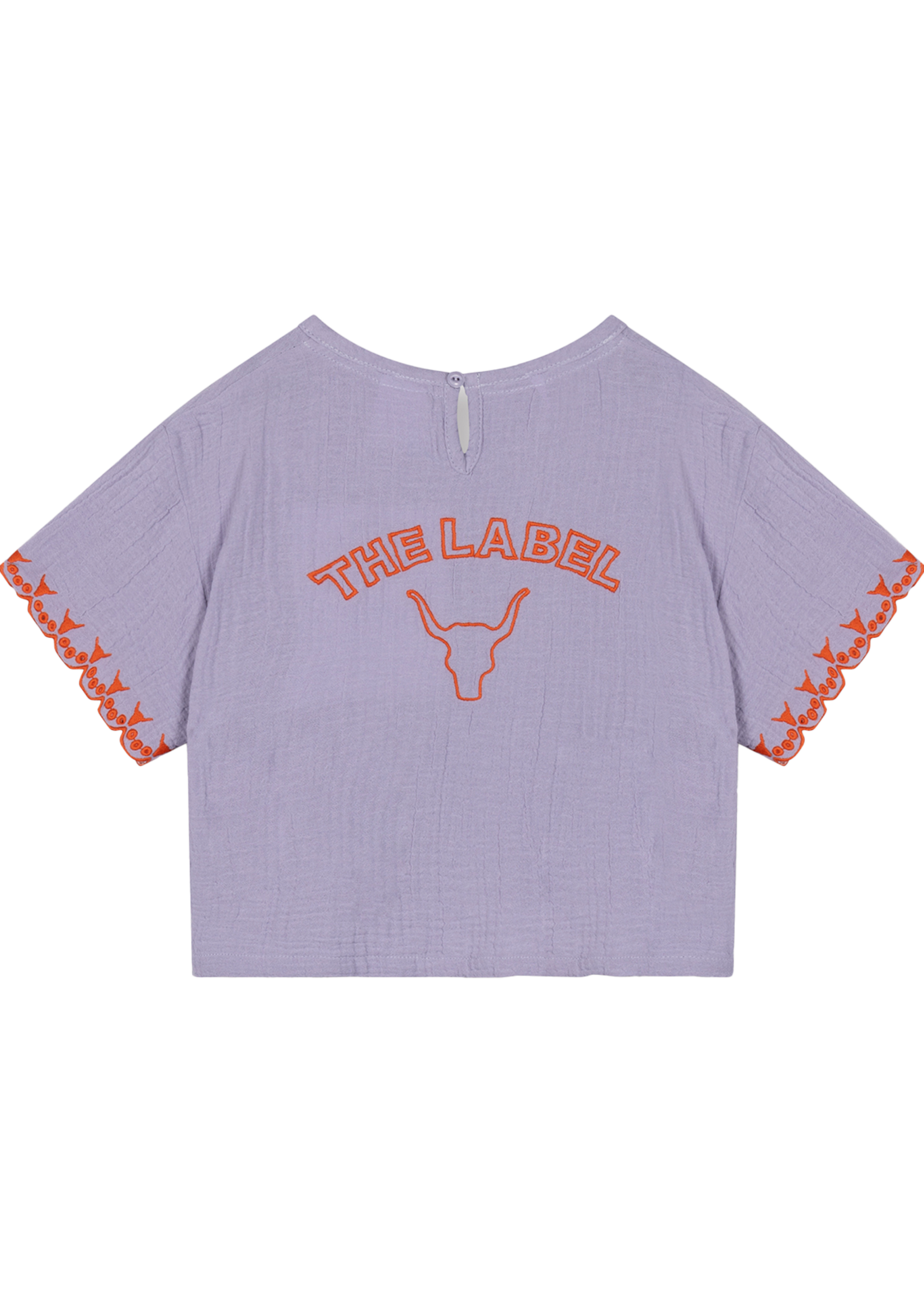 Alix Mini kids woven crinkle shirt