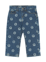 The New Siblings Spero Baggy Fit Jean medium blue AOP