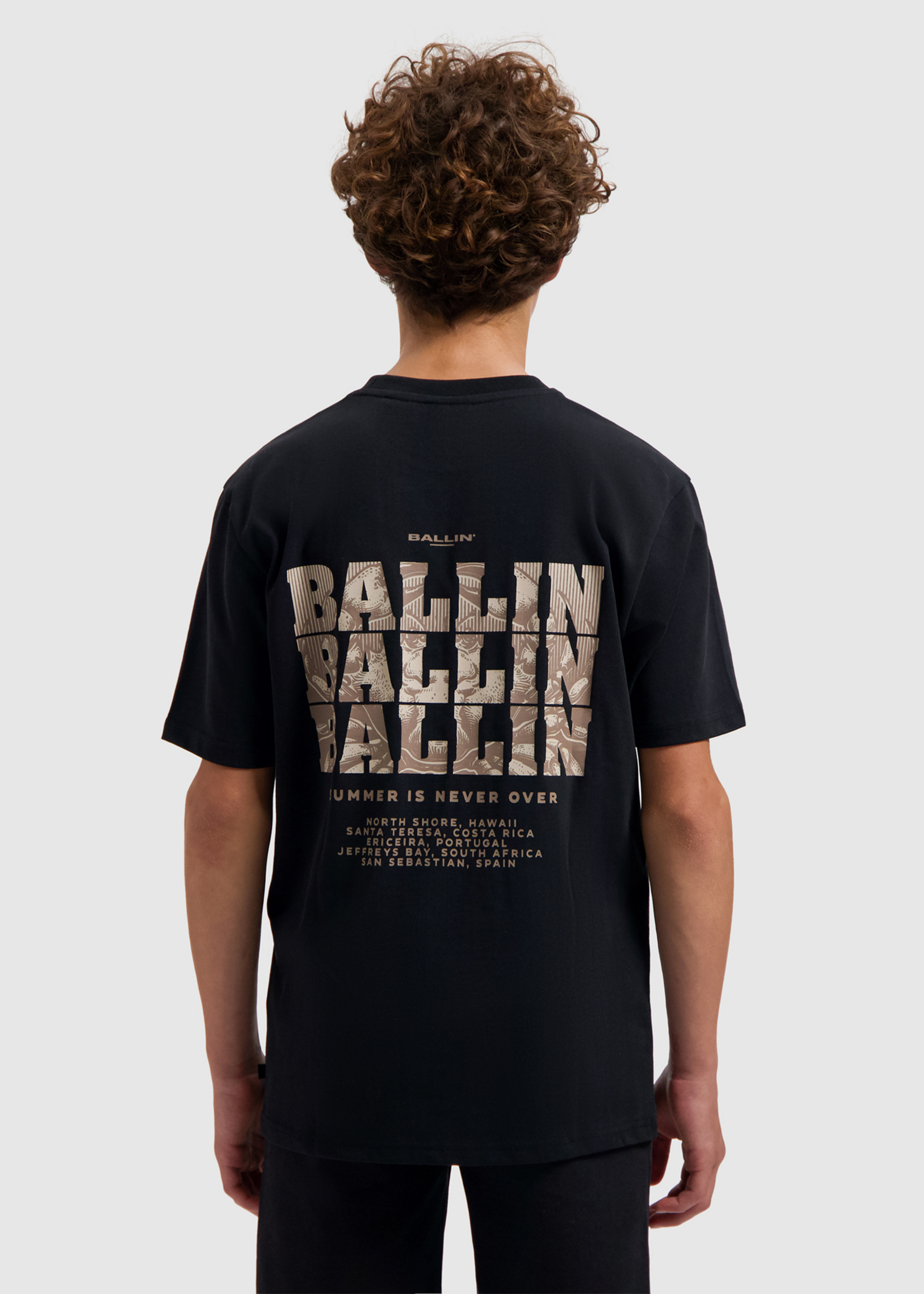 Ballin Junior Summer Is Never Over T-shirt Black