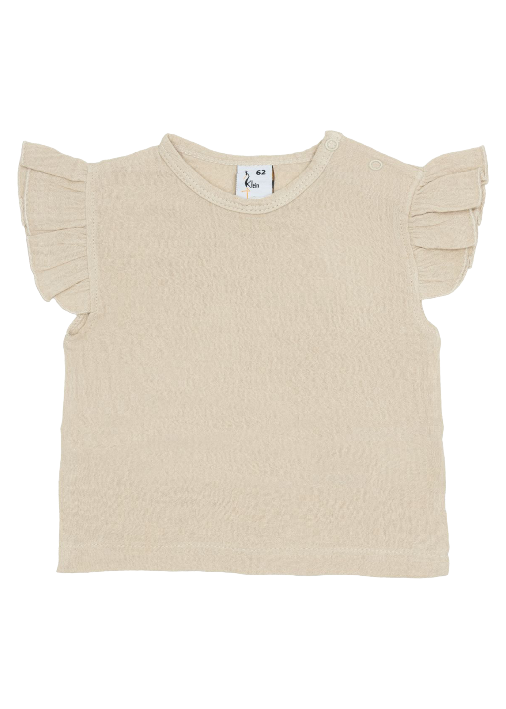 Klein Baby T-shirt Ruffle Mousseline Pepper