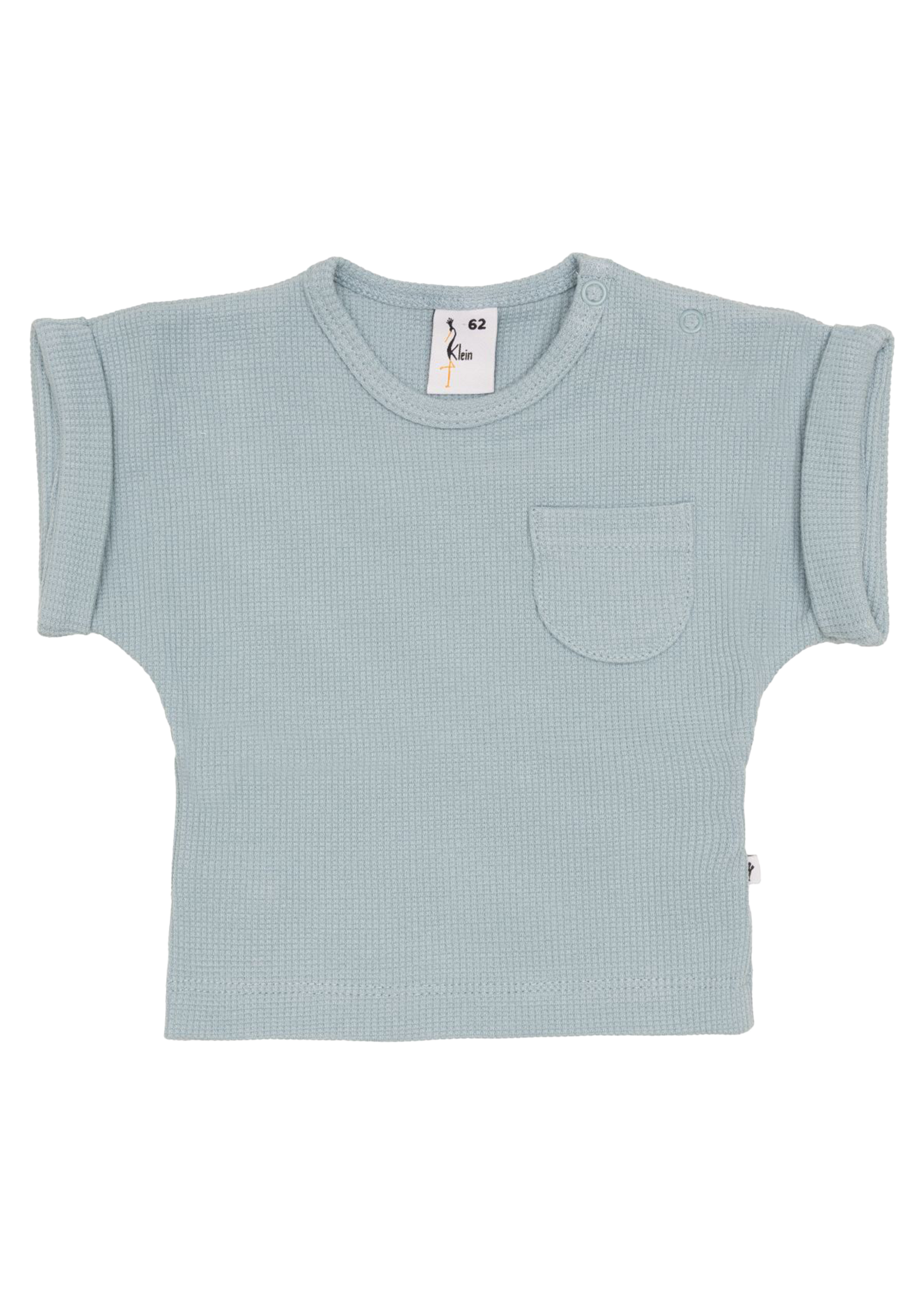 Klein Baby T-shirt Oversized Waffle Blue SS26