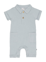 Klein Baby Jumpsuit Short Pockets Blue SS26