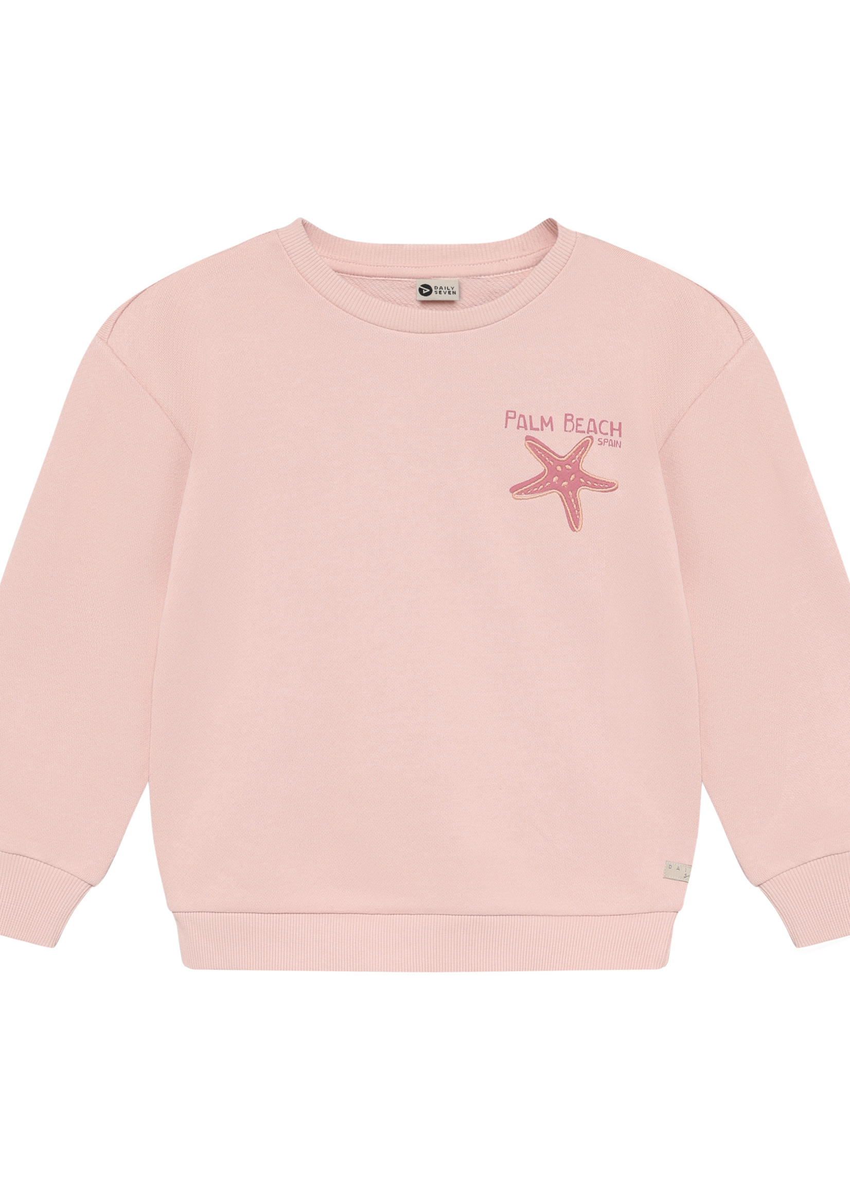 Daily 7 Sweater Backprint Silver Pink