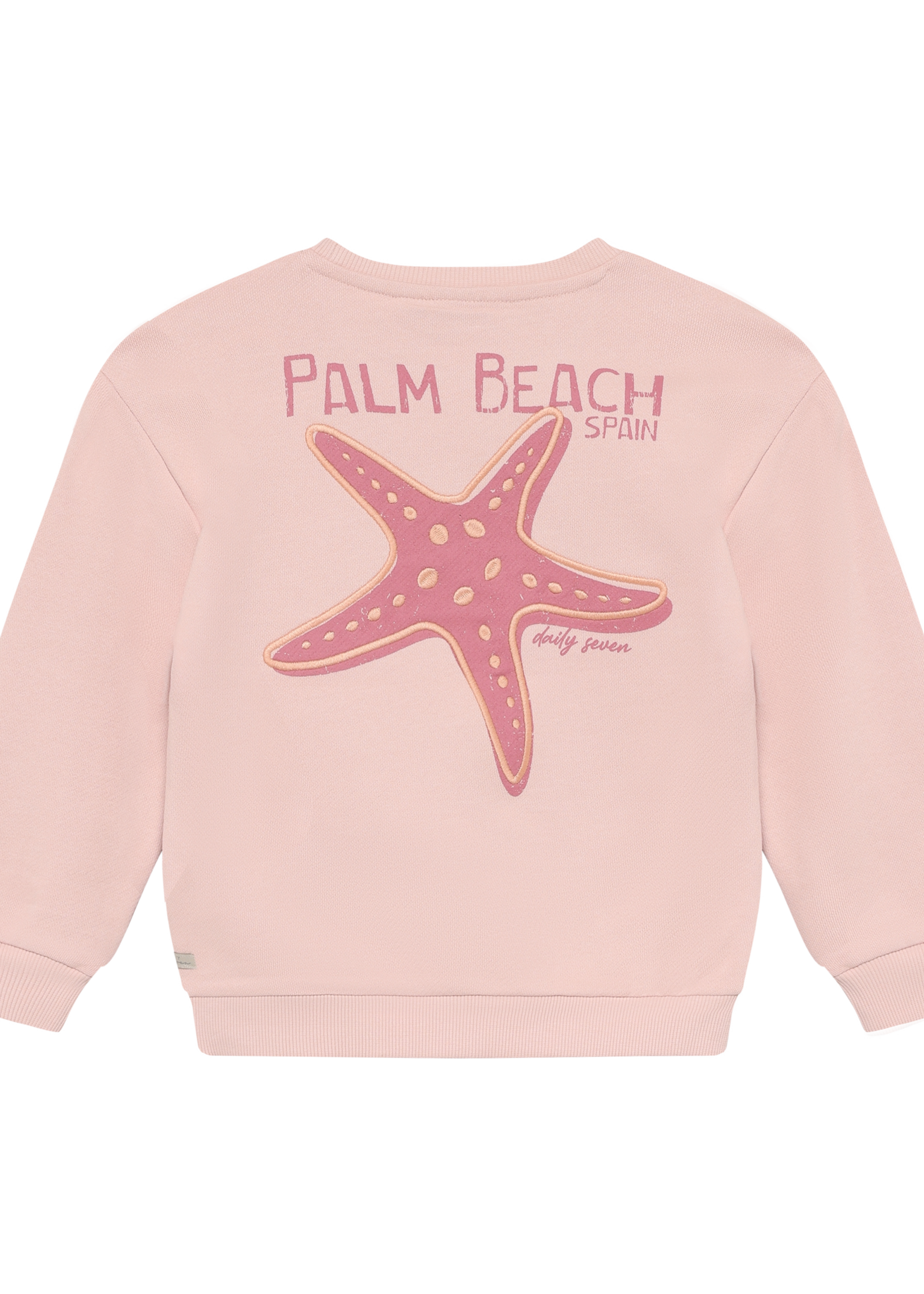 Daily 7 Sweater Backprint Silver Pink